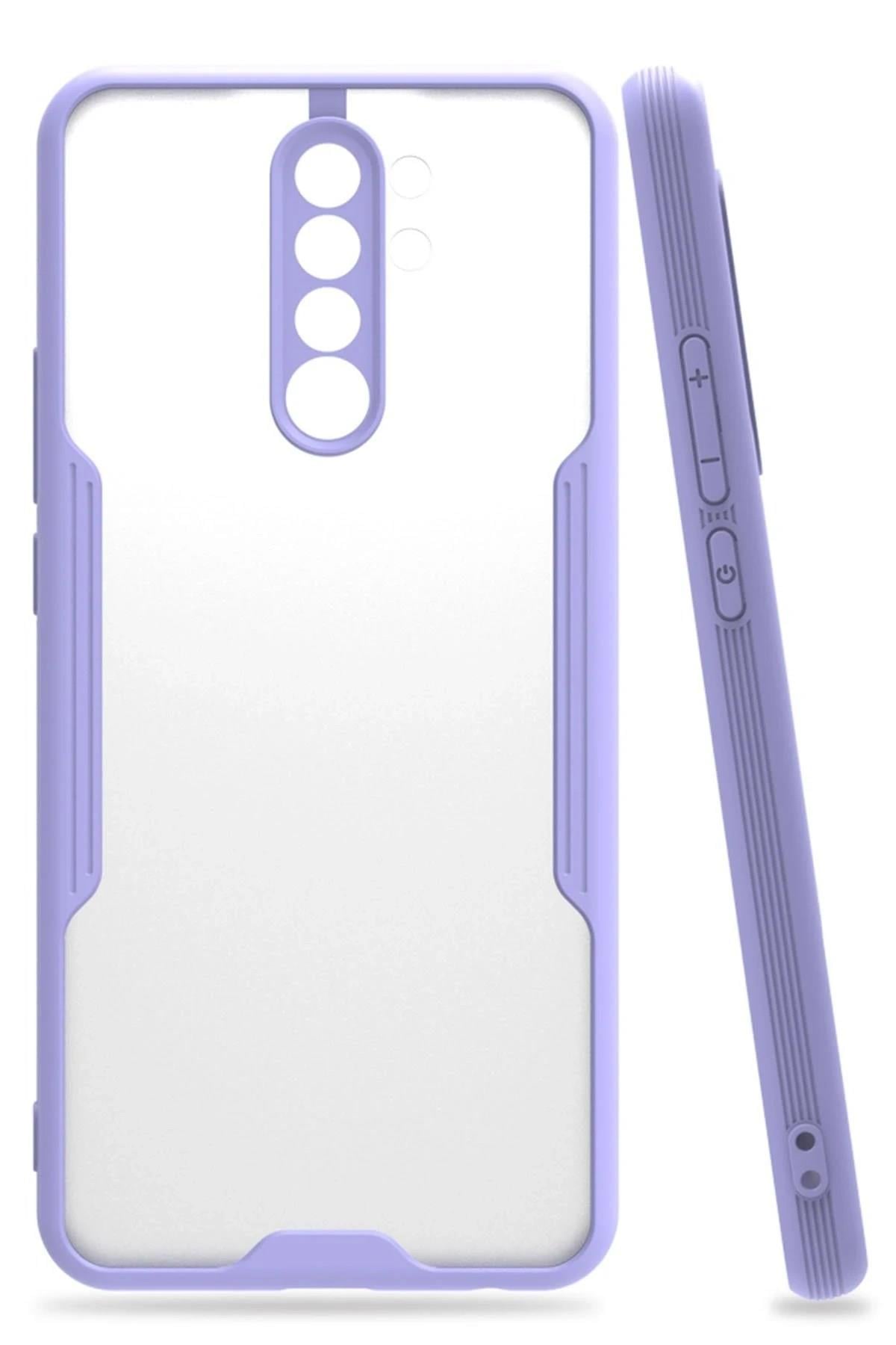 Mey İthalat®   Redmi Note 8 Pro Kılıf Platin Silikon - Lila