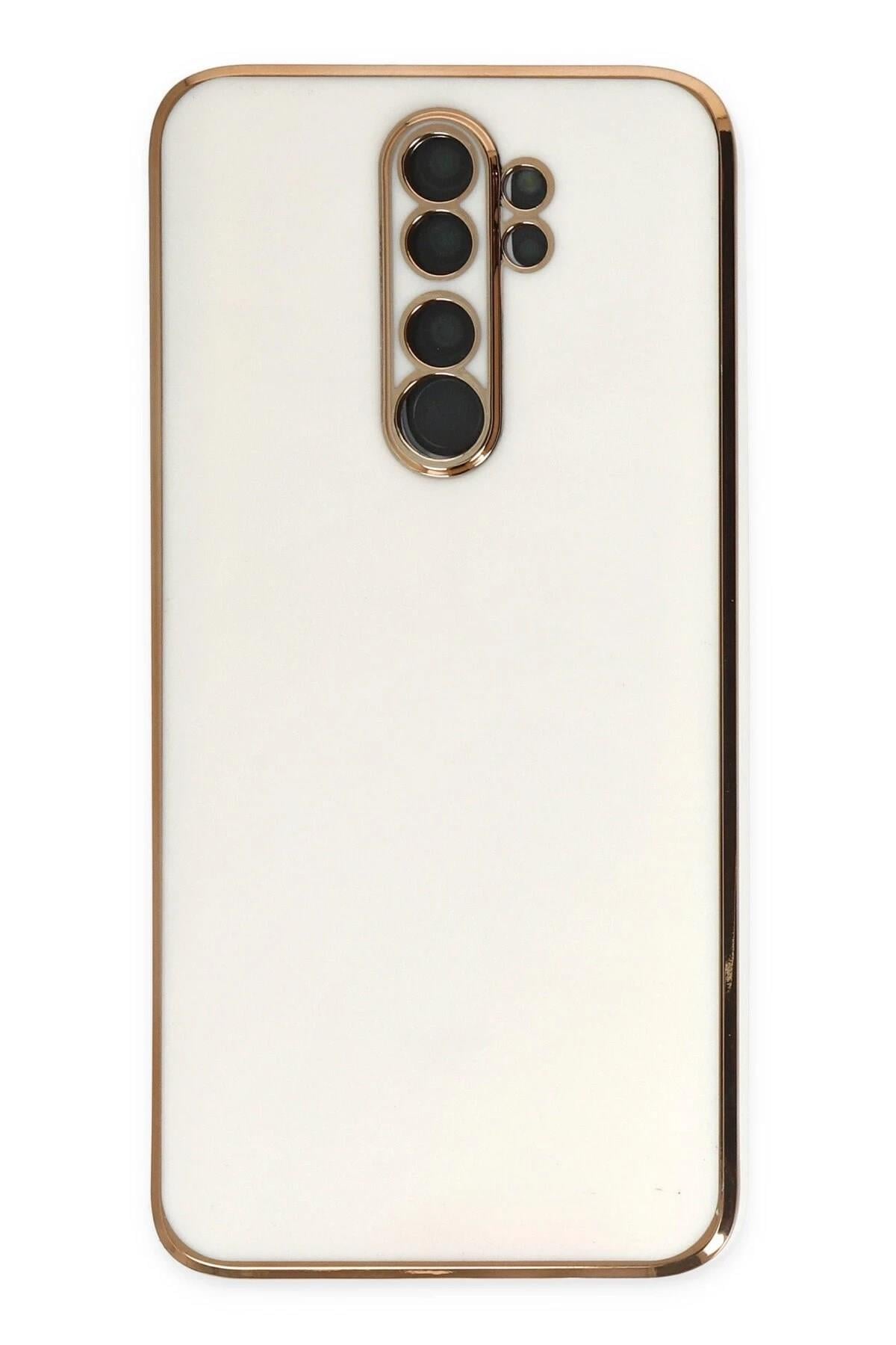 Mey İthalat®   Redmi Note 8 Pro Kılıf Volet Silikon - Beyaz