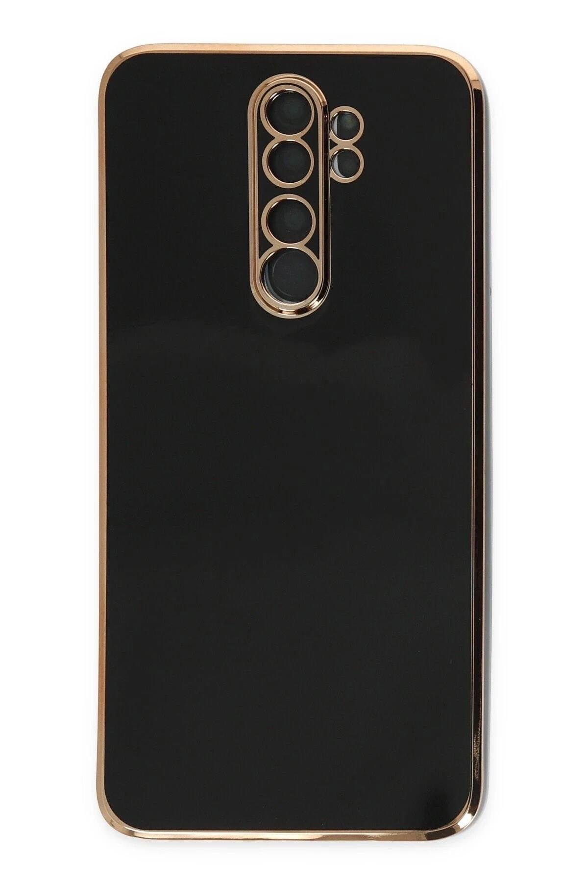 Mey İthalat®   Redmi Note 8 Pro Kılıf Volet Silikon - Siyah