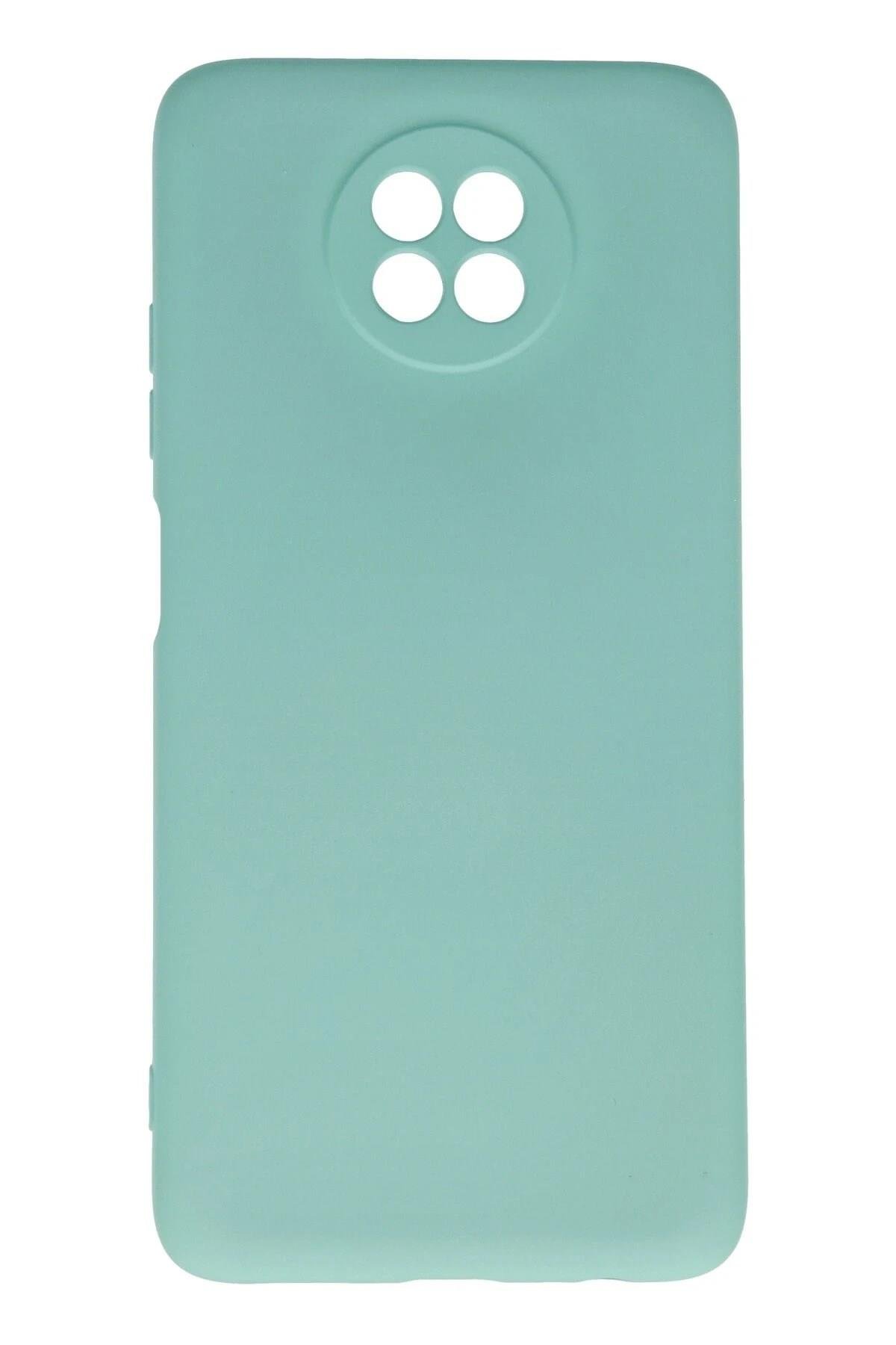 Mey İthalat®   Redmi Note 9 5G Kılıf Nano içi Kadife Silikon - Turkuaz