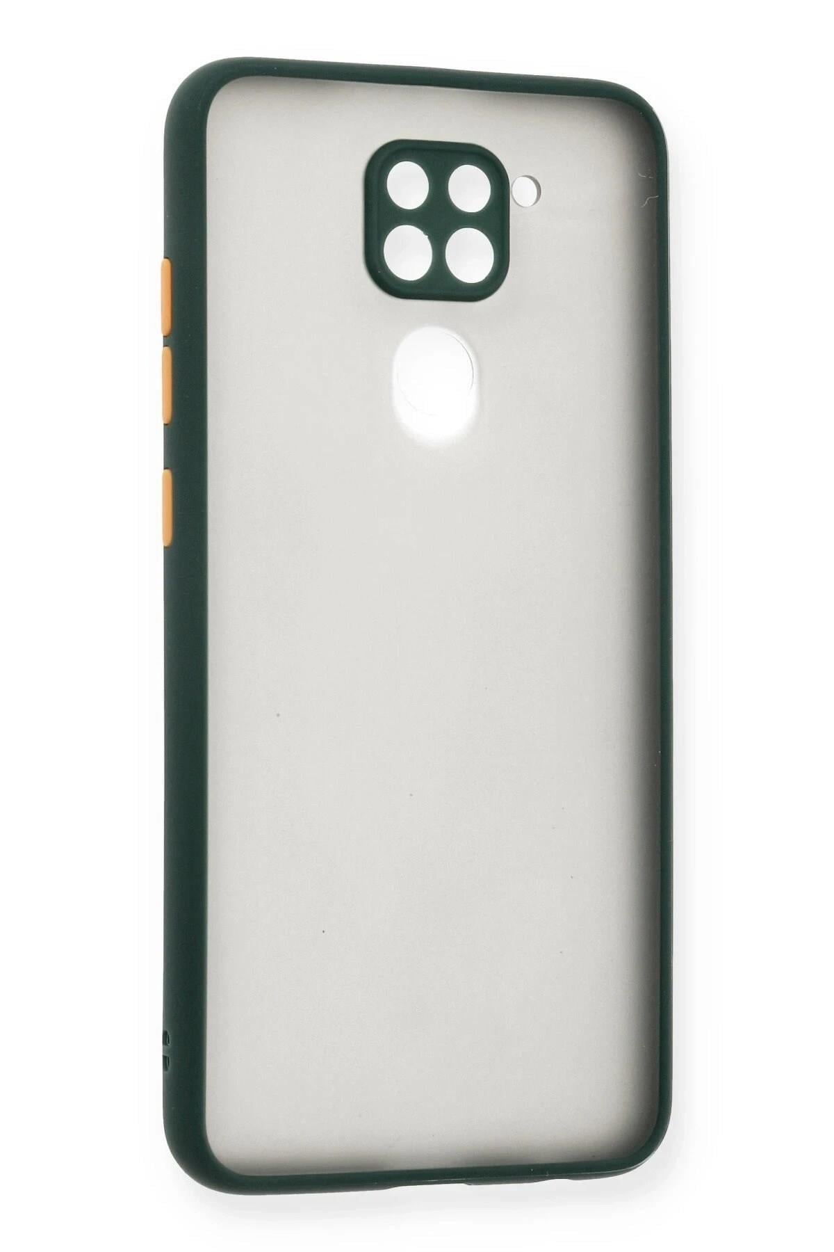 Mey İthalat®   Redmi Note 9 Kılıf Montreal Silikon Kapak - Yeşil