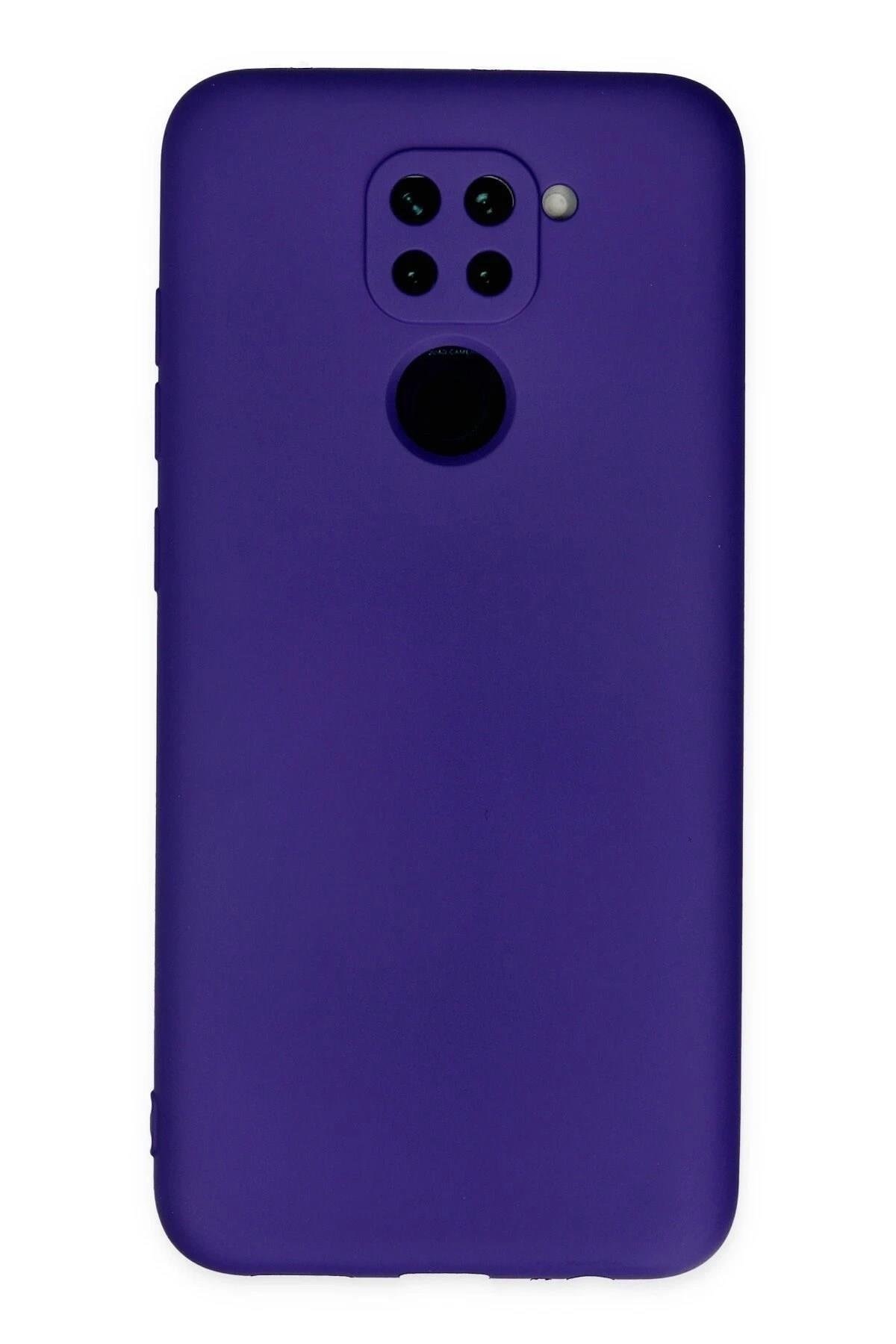 Mey İthalat®   Redmi Note 9 Kılıf Nano içi Kadife Silikon - Mor