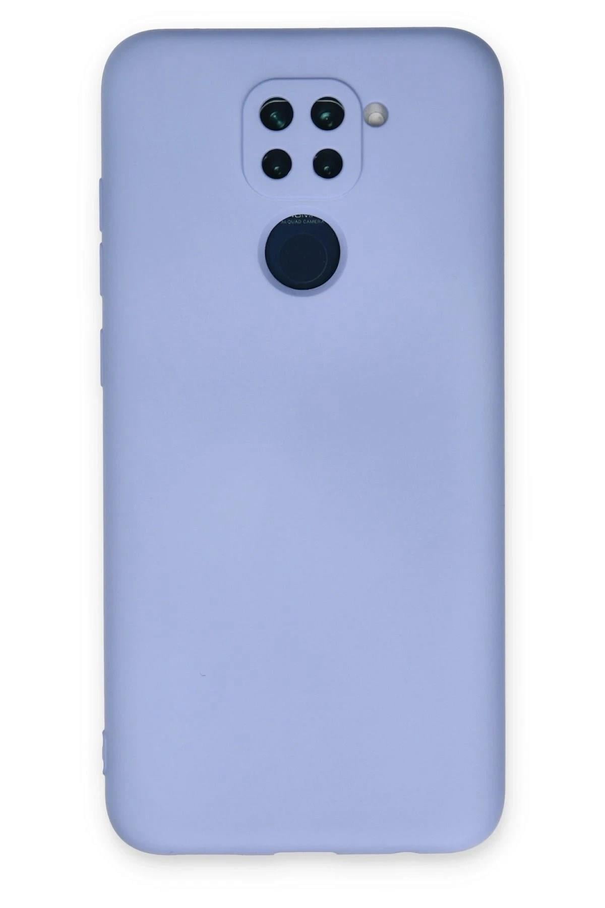 Mey İthalat®   Redmi Note 9 Kılıf Nano içi Kadife Silikon - Lila