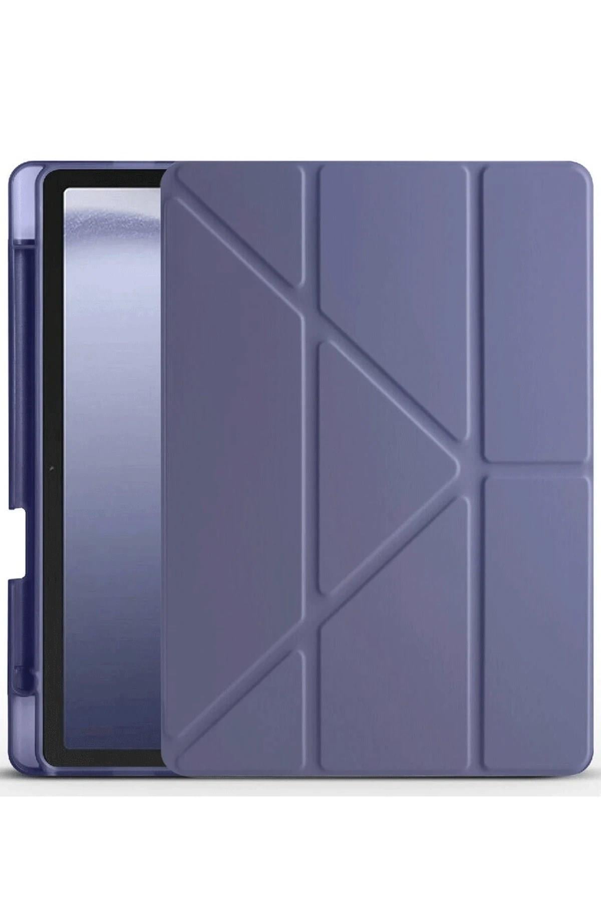 Mey İthalat®   Redmi Pad Pro 12.1 Kılıf Kalemlikli Mars Tablet Kılıfı - Lila