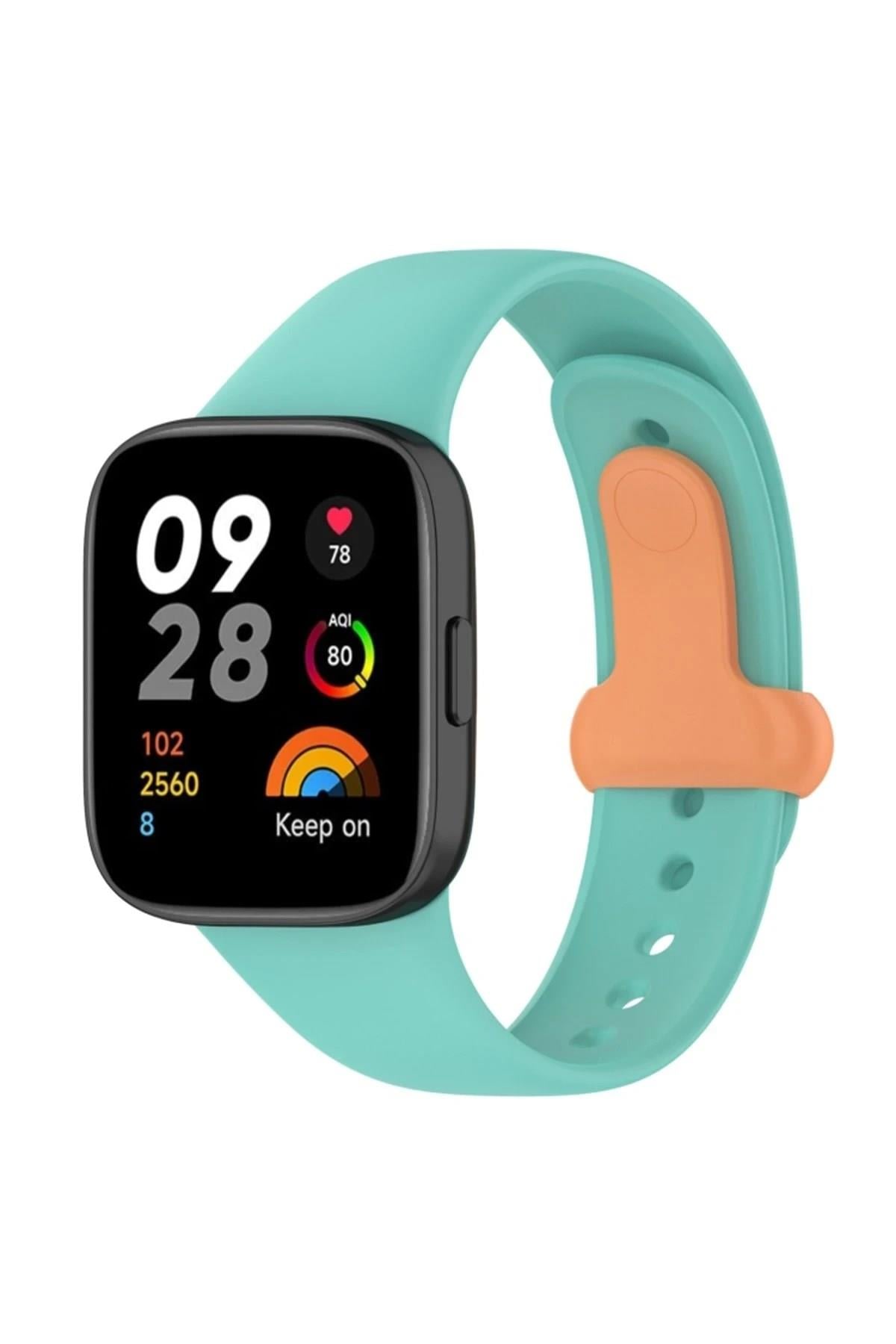 Mey İthalat®   Redmi Watch 3 Origin Silikon Kordon - Turkuaz