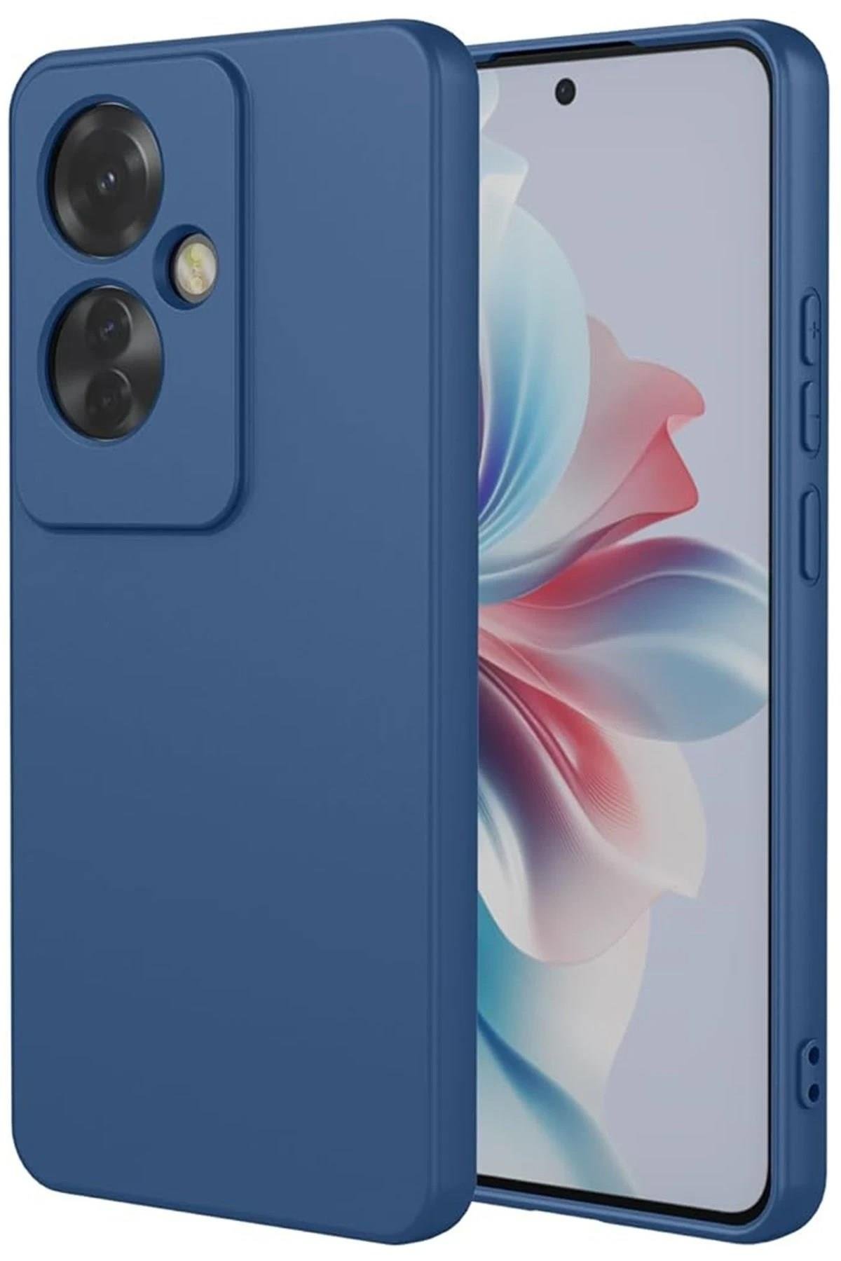 Mey İthalat®   Reno 11F Kılıf First Silikon - Lacivert