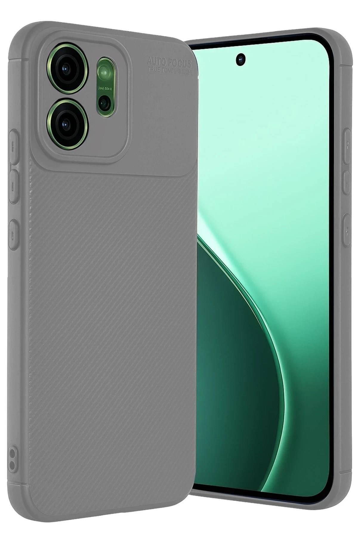 Mey İthalat®   Reno 14 Auto Focus Karbon Kapak - Gri