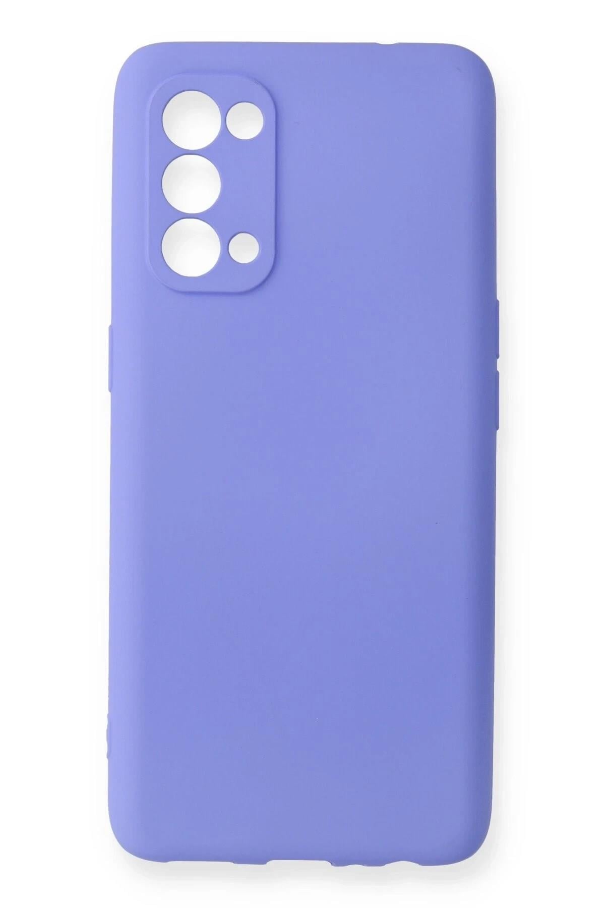 Mey İthalat®   Reno 5 Kılıf First Silikon - Lila