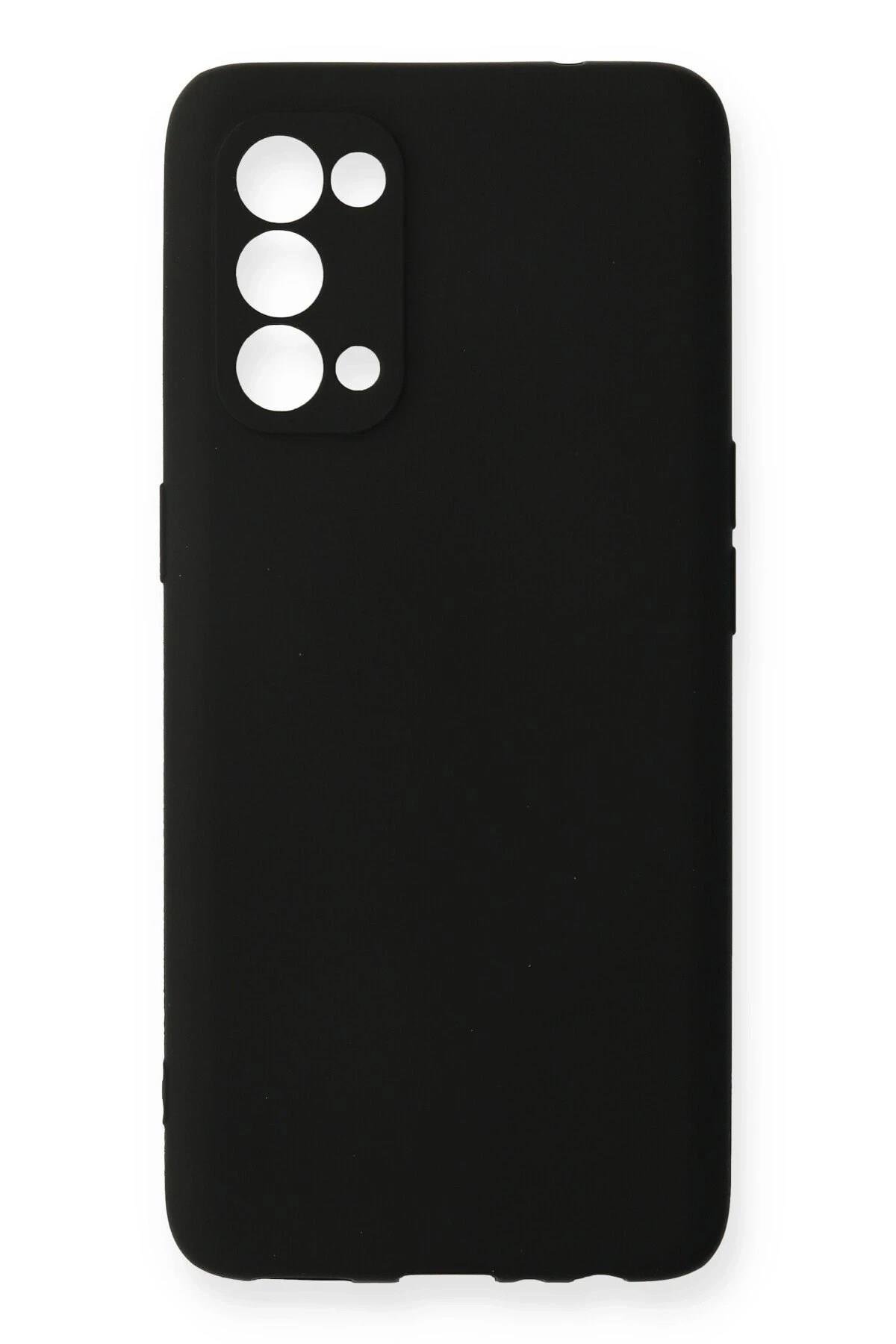 Mey İthalat®   Reno 5 Pro Kılıf First Silikon - Siyah