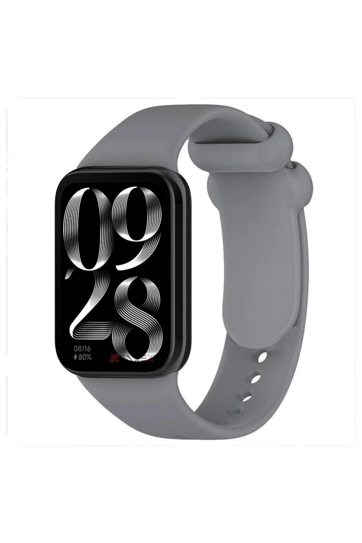 Mey İthalat®   Smart Band 8 Pro Klasik Kordon - Füme