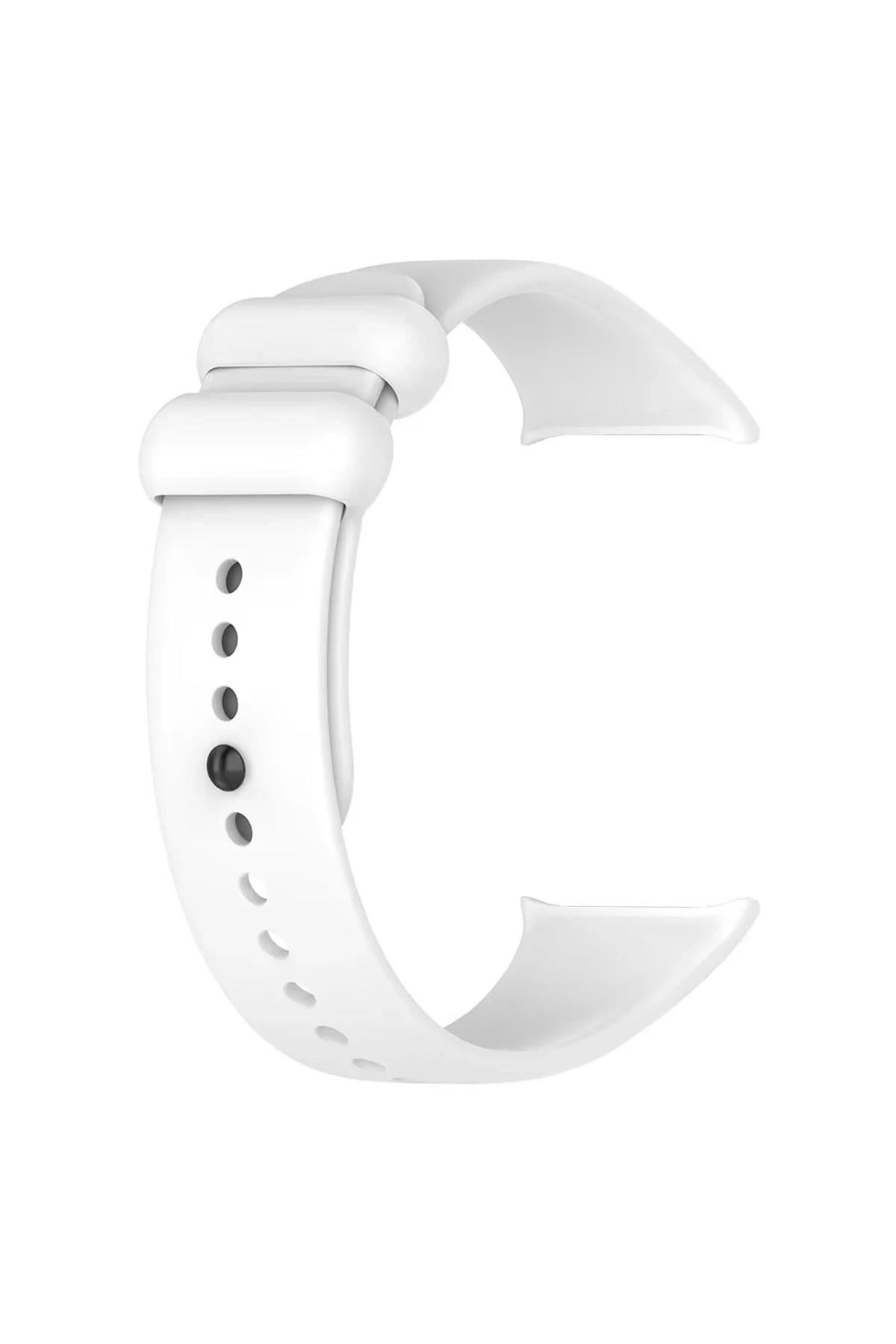 Mey İthalat®   Smart Band 8 Pro Klasik Kordon - Beyaz