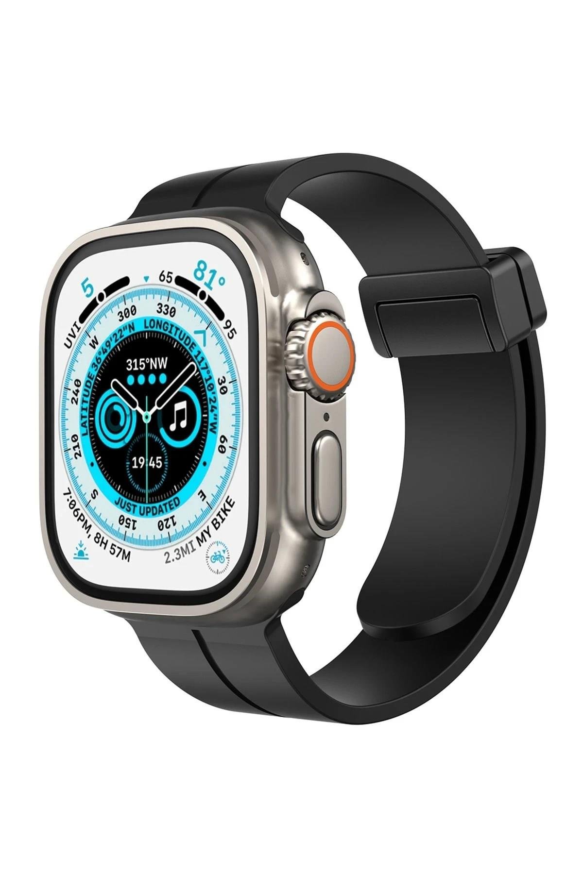 Mey İthalat®   Watch 38mm KR412 Elegance Stylısh Kordon - Siyah