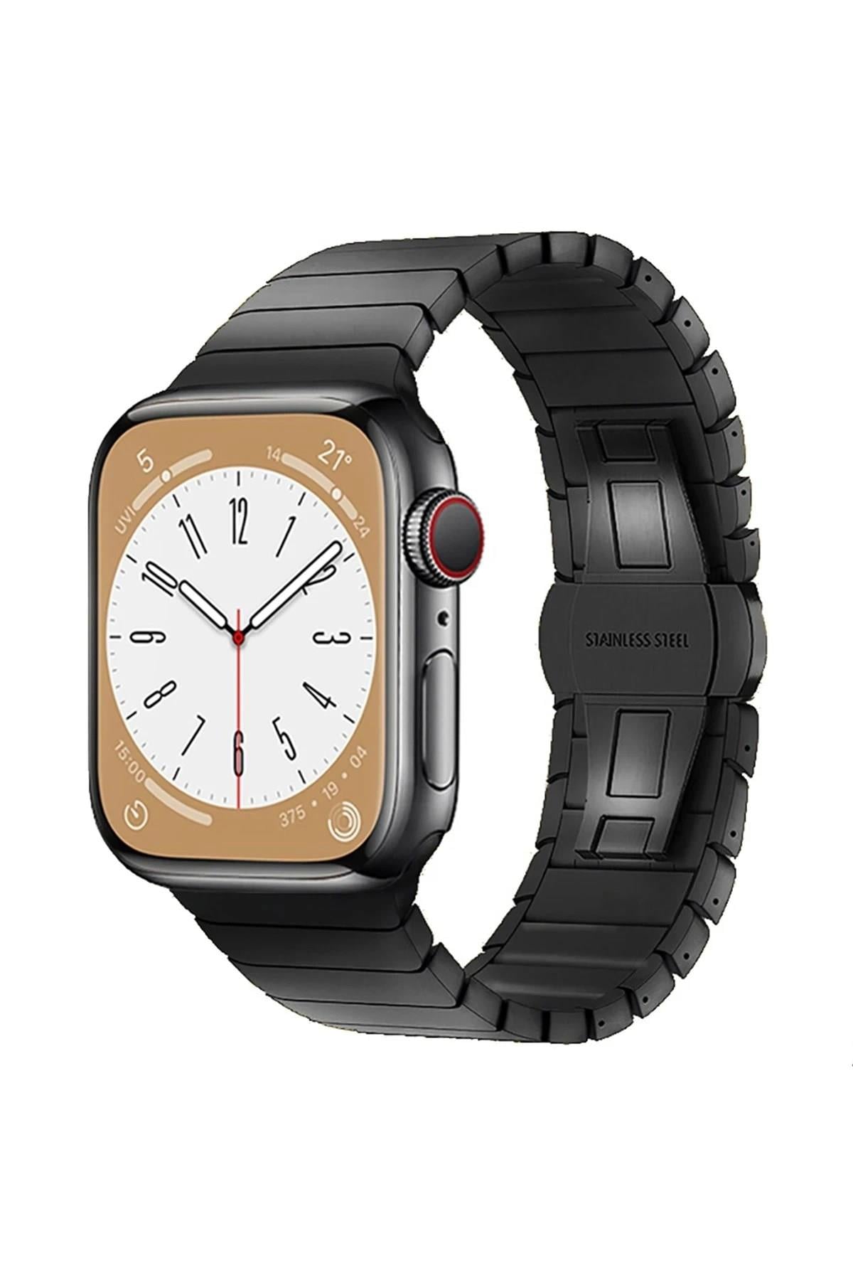 Mey İthalat®   Watch 38mm KR413 Fine Steel Kordon - Siyah