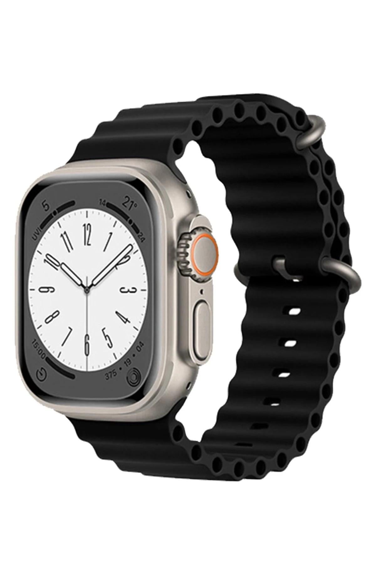 Mey İthalat®   Watch 38mm Ocean Kordon - Siyah
