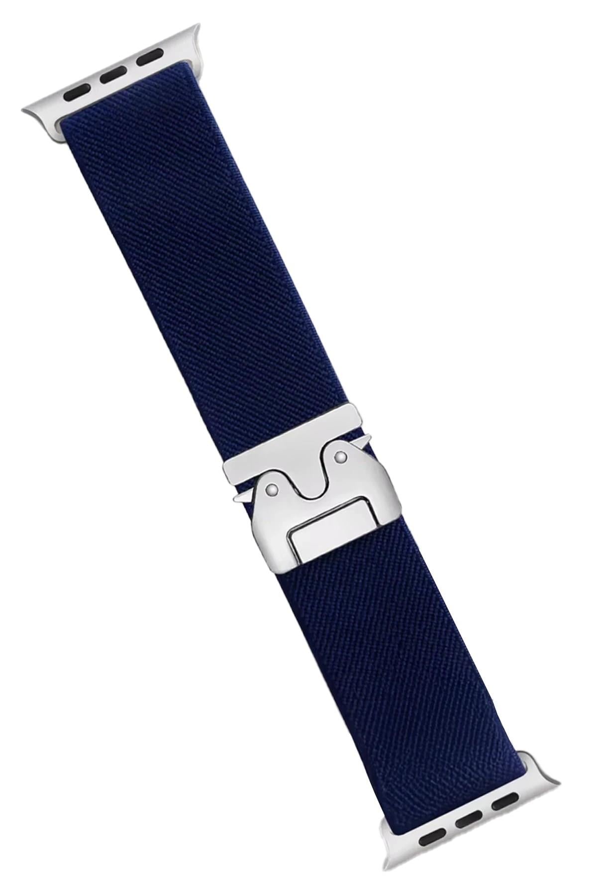 Mey İthalat®   Watch 42mm Forest Kumaş Kordon - Lacivert