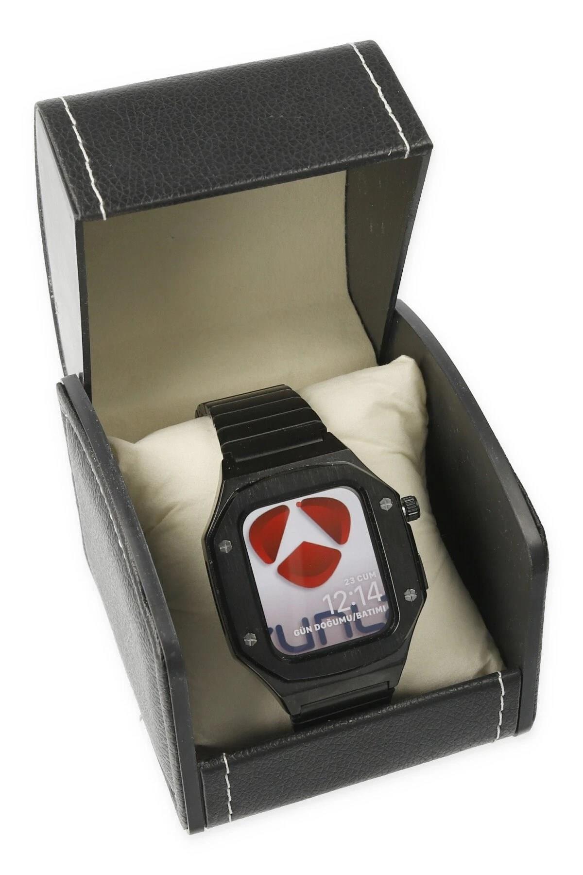 Mey İthalat®   Watch 45mm KR409 Metal Kordon - Siyah