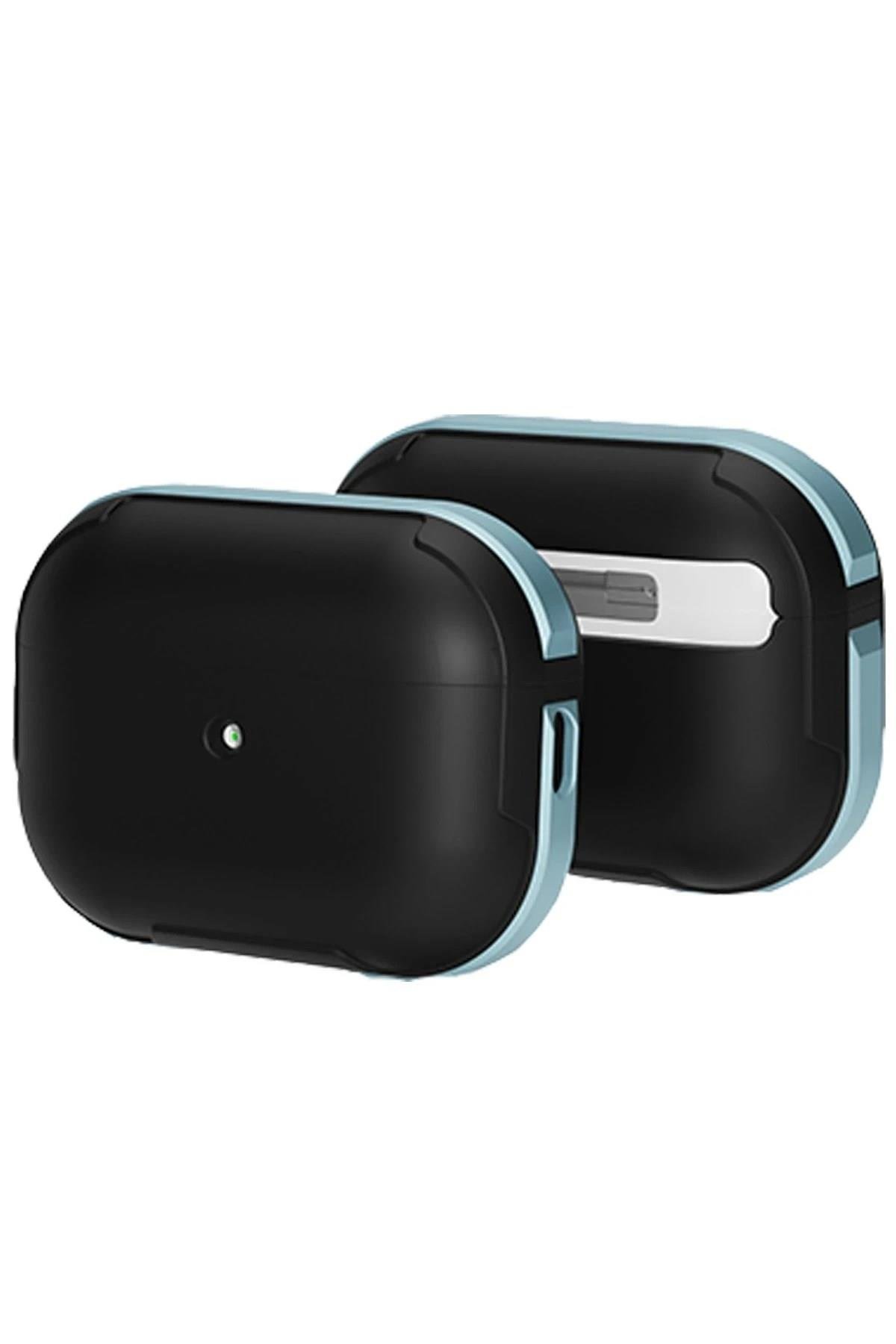 Mey İthalat®  Airpods 3 (3.nesil) MO-A8 Armor Kılıf - Sierra Blue