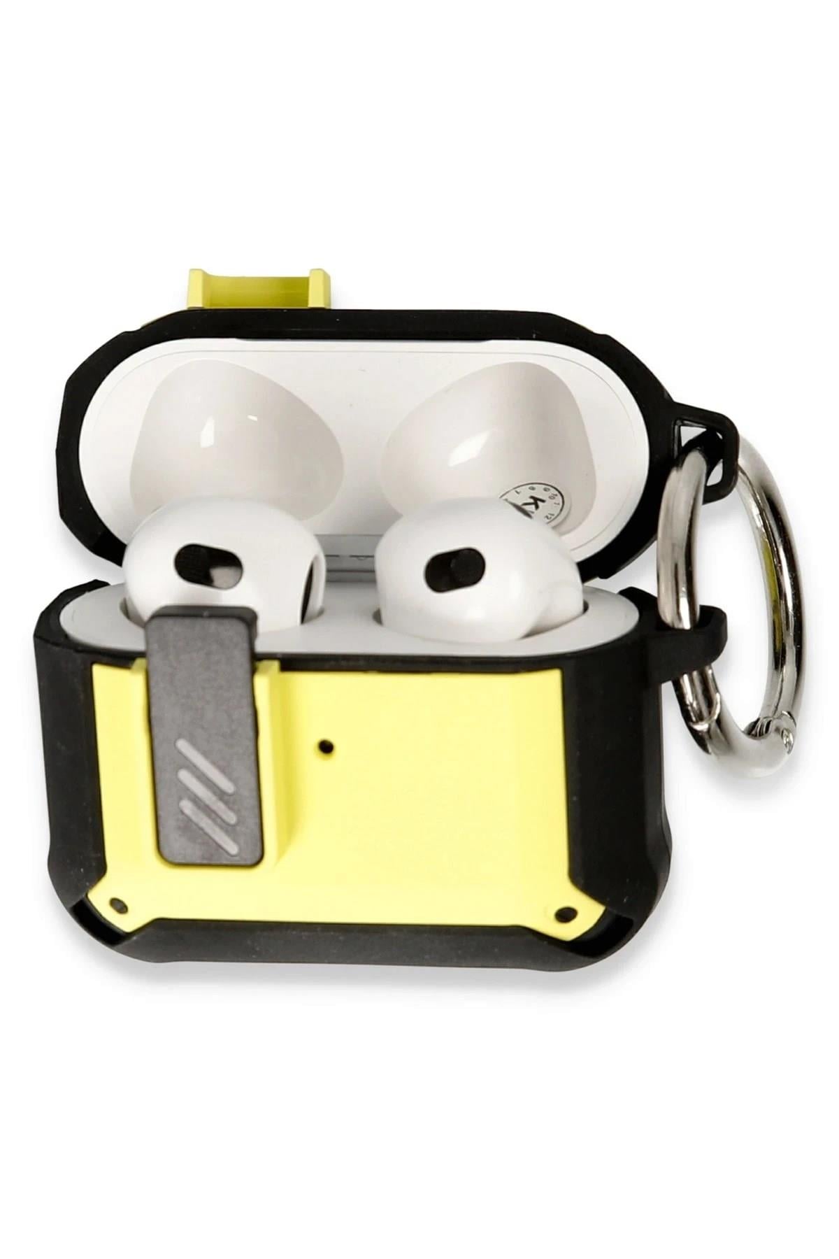 Mey İthalat®  Airpods 3 (3.nesil) Truva Kılıf - Sarı