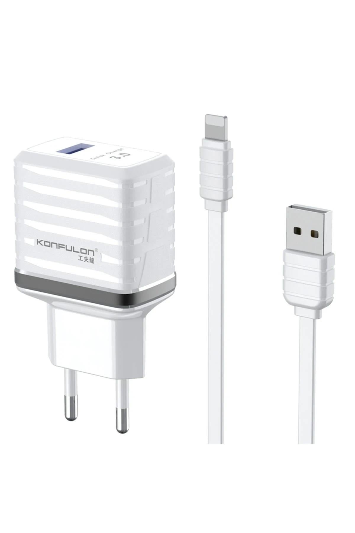 Mey İthalat®  C32Q 3.0 Quick Lightning Seyahat Şarj Cihazı