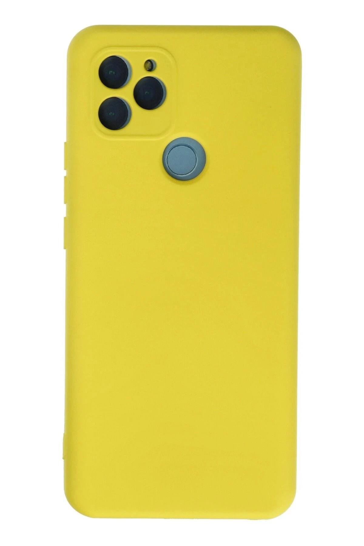 Mey İthalat®  General Mobile GM 21 Kılıf Nano içi Kadife Silikon - Sarı