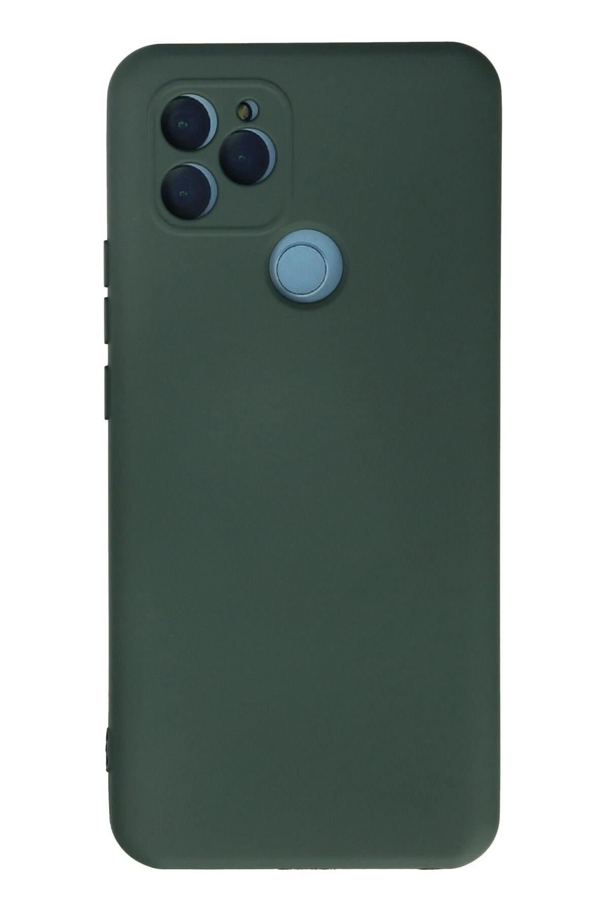 Mey İthalat®  General Mobile GM 21 Kılıf Nano içi Kadife Silikon - Koyu Yeşil