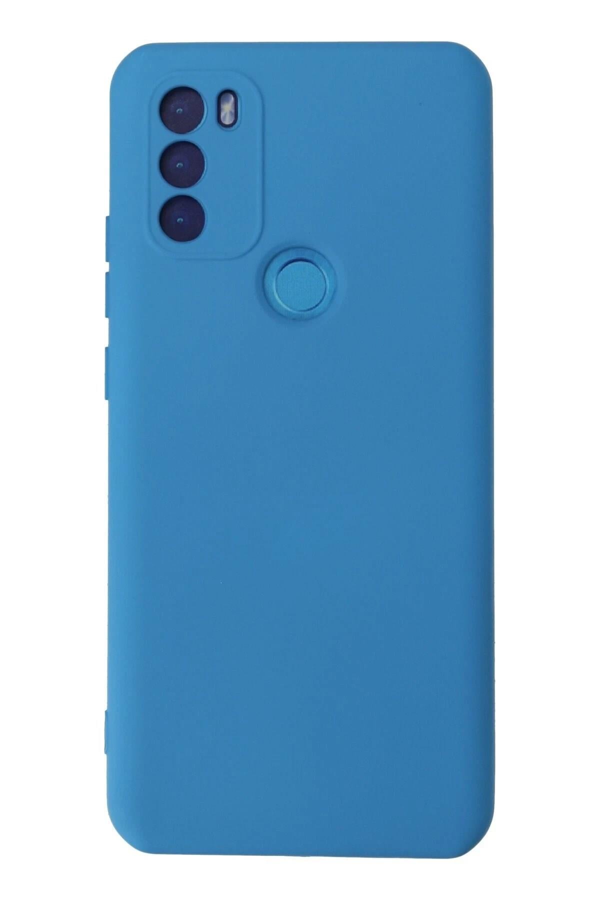 Mey İthalat®  General Mobile GM 21 Plus Kılıf Nano içi Kadife Silikon - Mavi
