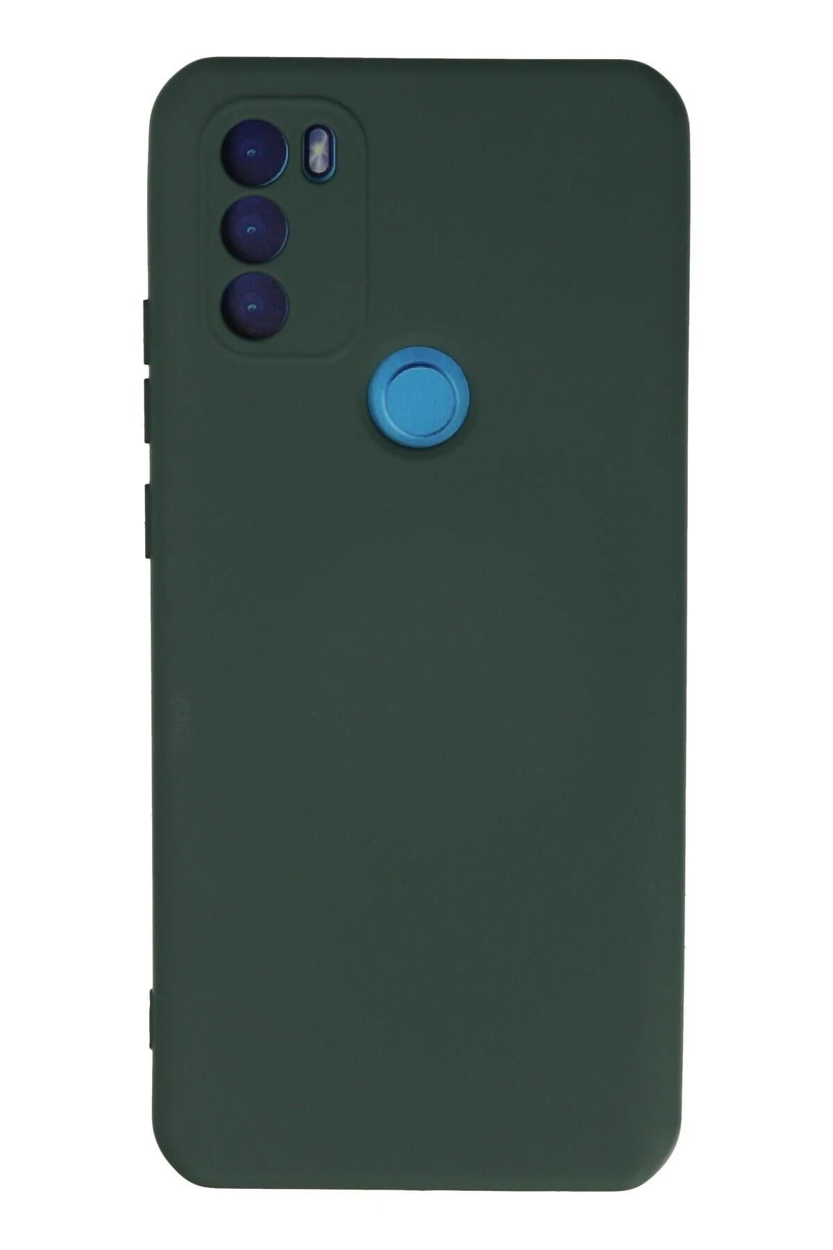 Mey İthalat®  General Mobile GM 21 Plus Kılıf Nano içi Kadife Silikon - Koyu Yeşil