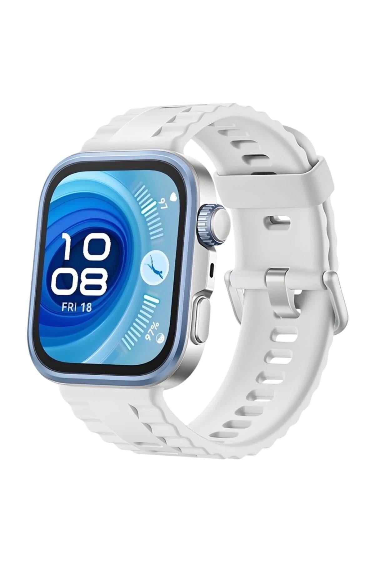 Mey İthalat®  Huawei Fit 4 Nova Silikon Kordon - Beyaz