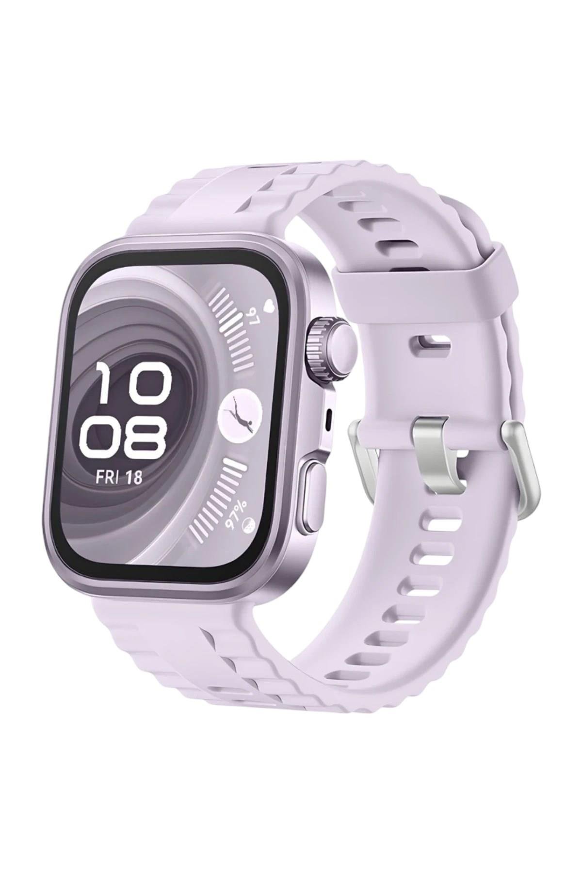 Mey İthalat®  Huawei Fit 4 Nova Silikon Kordon - Lila