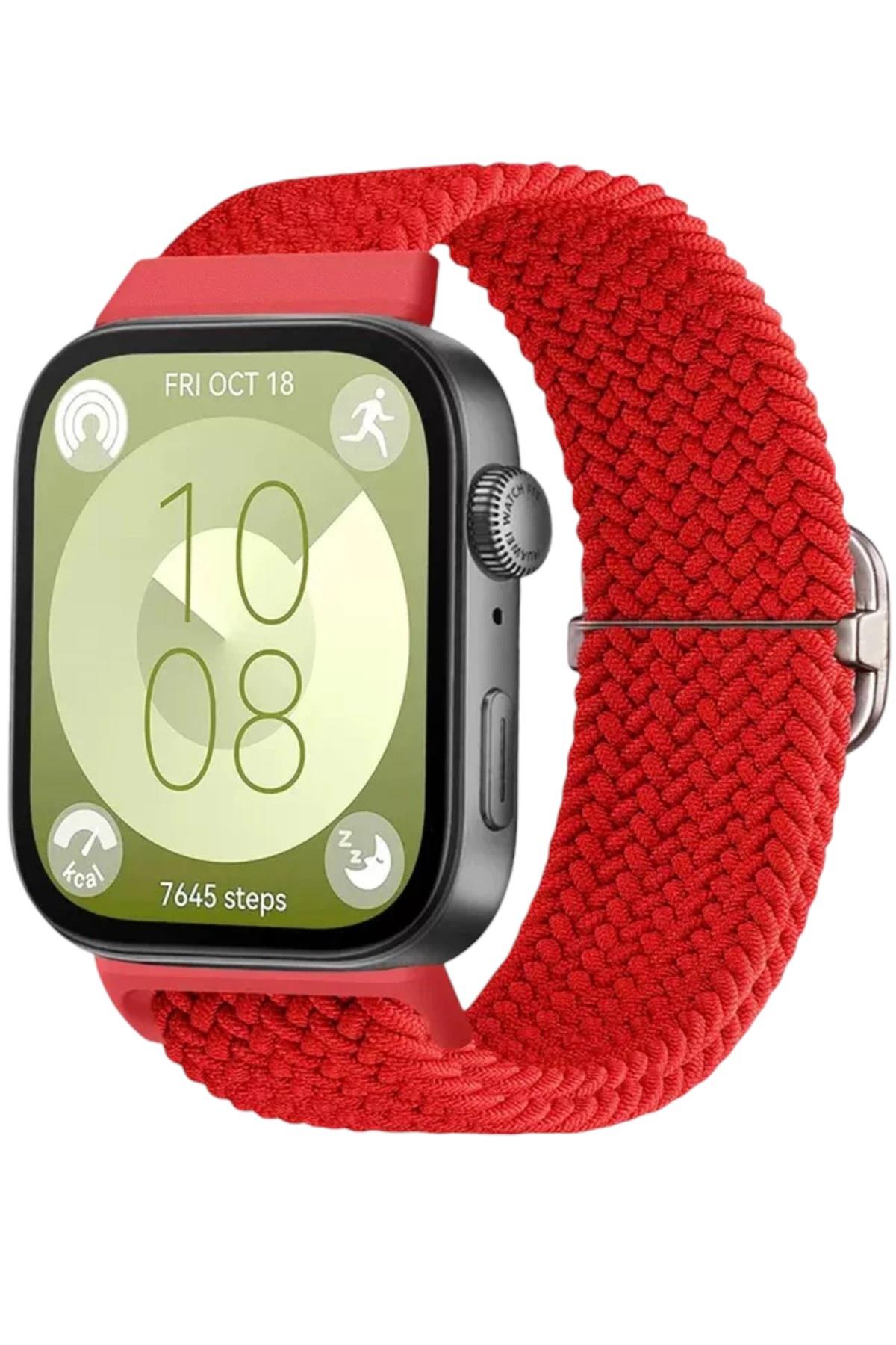 Mey İthalat®  Huawei Fit 4 Star Kordon - Kırmızı