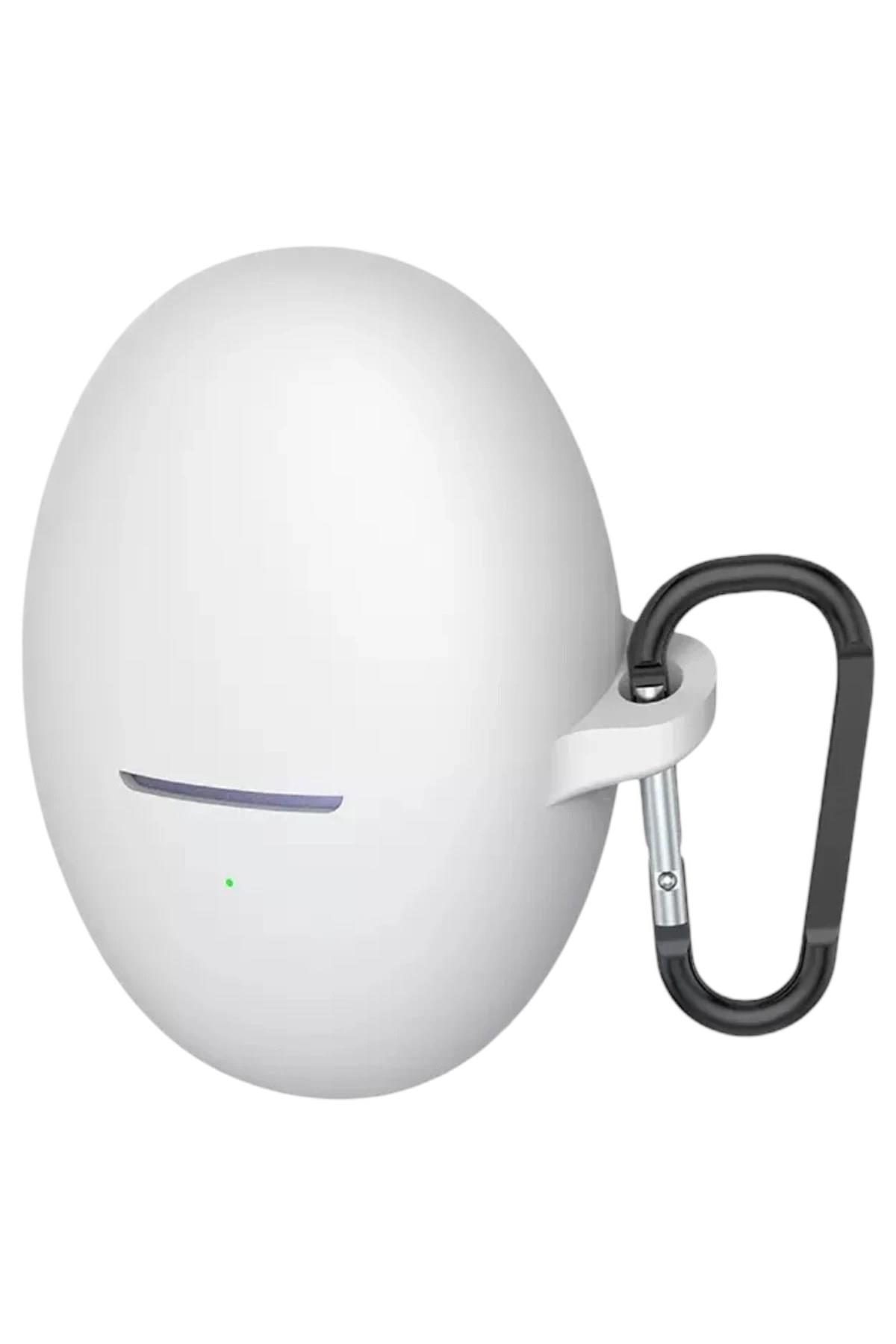 Mey İthalat®  Huawei FreeBuds 6 Hang Kılıf - Beyaz