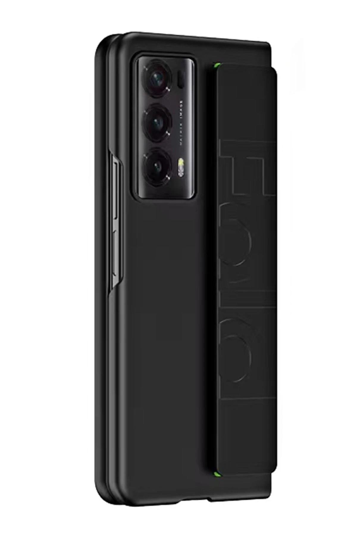 Mey İthalat®  Huawei Honor Magic V2 Kılıf Data Kapak - Siyah