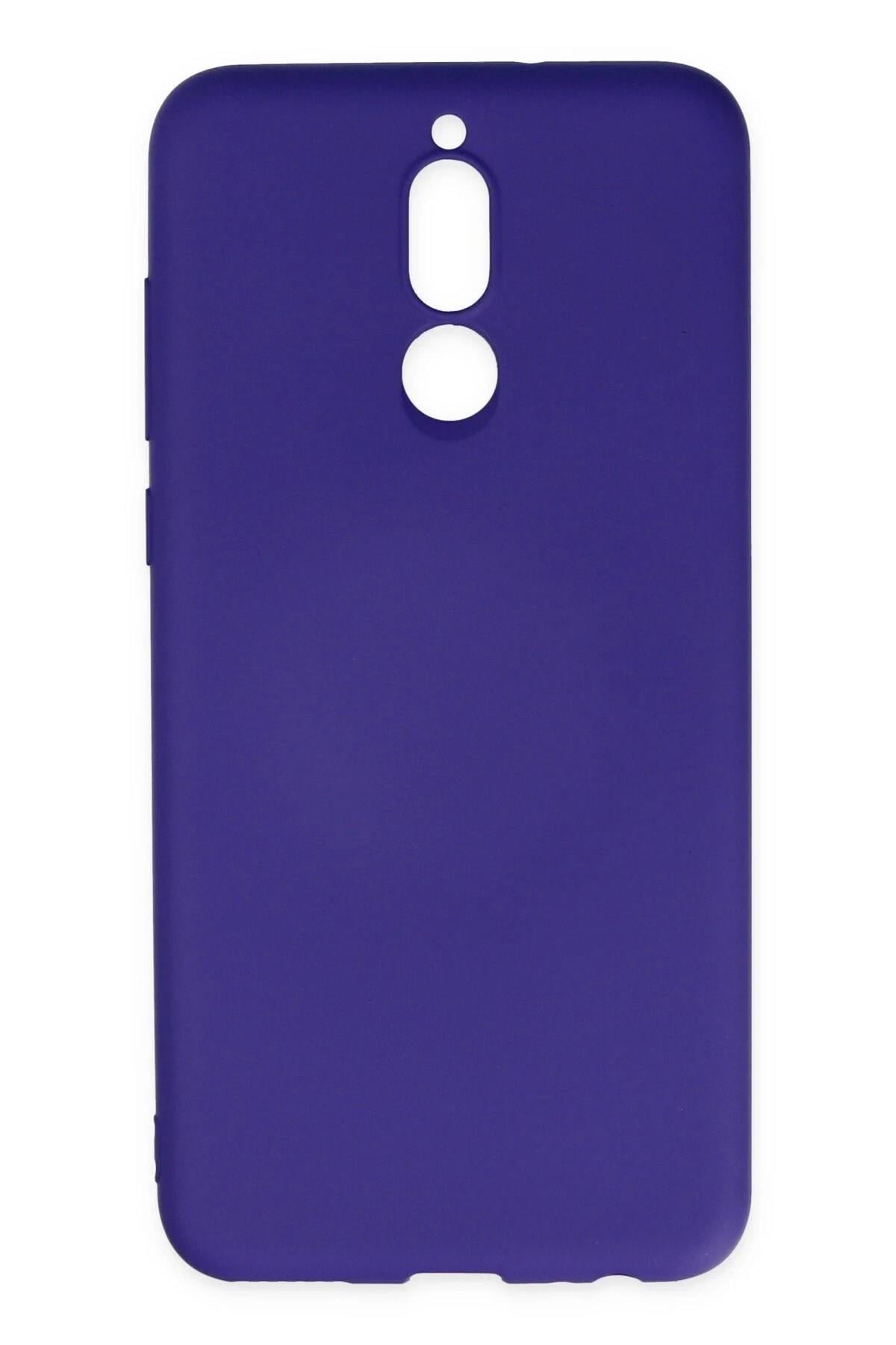 Mey İthalat®  Huawei Mate 10 Lite Kılıf Nano içi Kadife Silikon - Mor