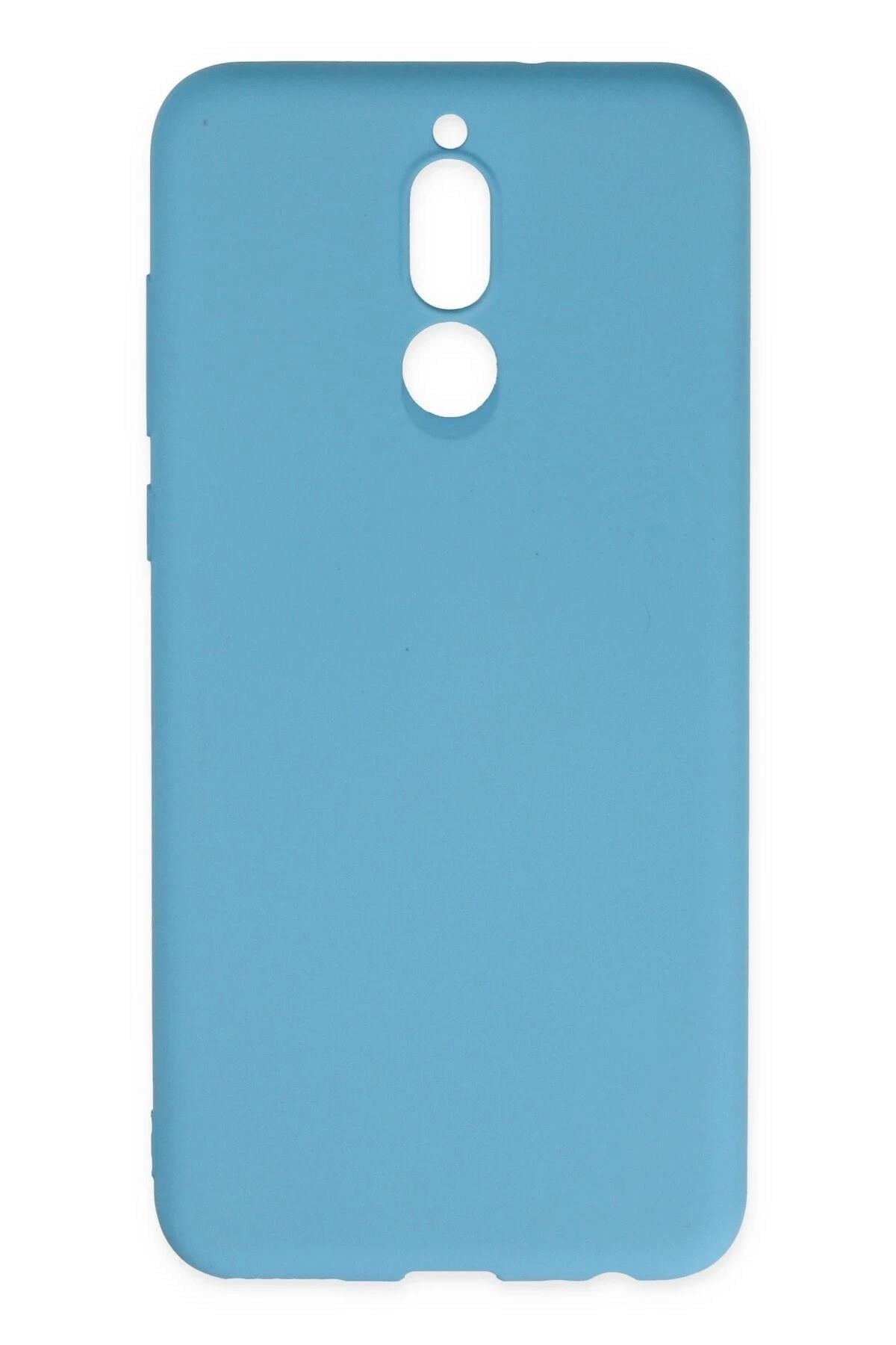 Mey İthalat®  Huawei Mate 10 Lite Kılıf Nano içi Kadife Silikon - Mavi