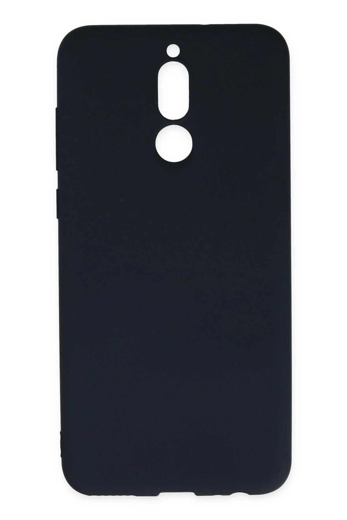 Mey İthalat®  Huawei Mate 10 Lite Kılıf Nano içi Kadife Silikon - Lacivert