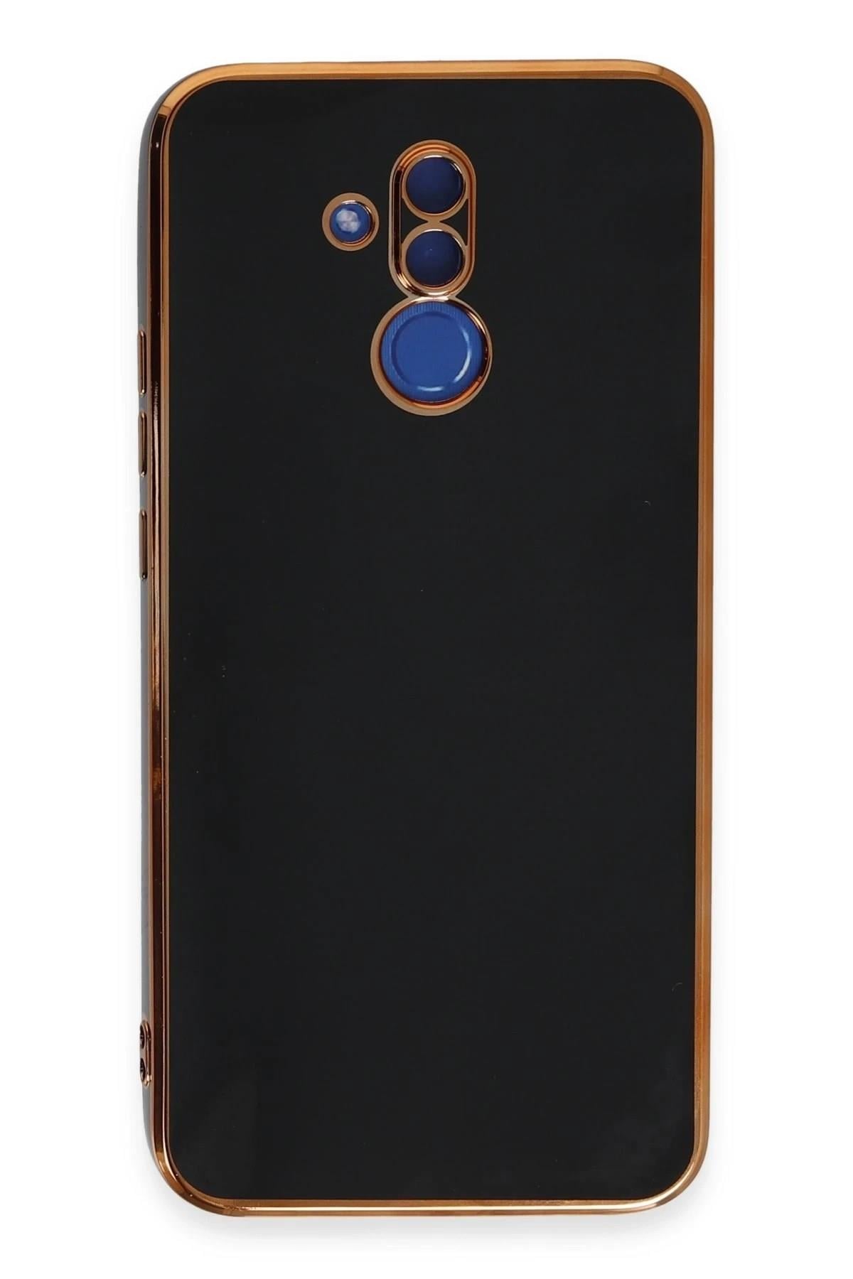 Mey İthalat®  Huawei Mate 20 Lite Kılıf Volet Silikon - Siyah