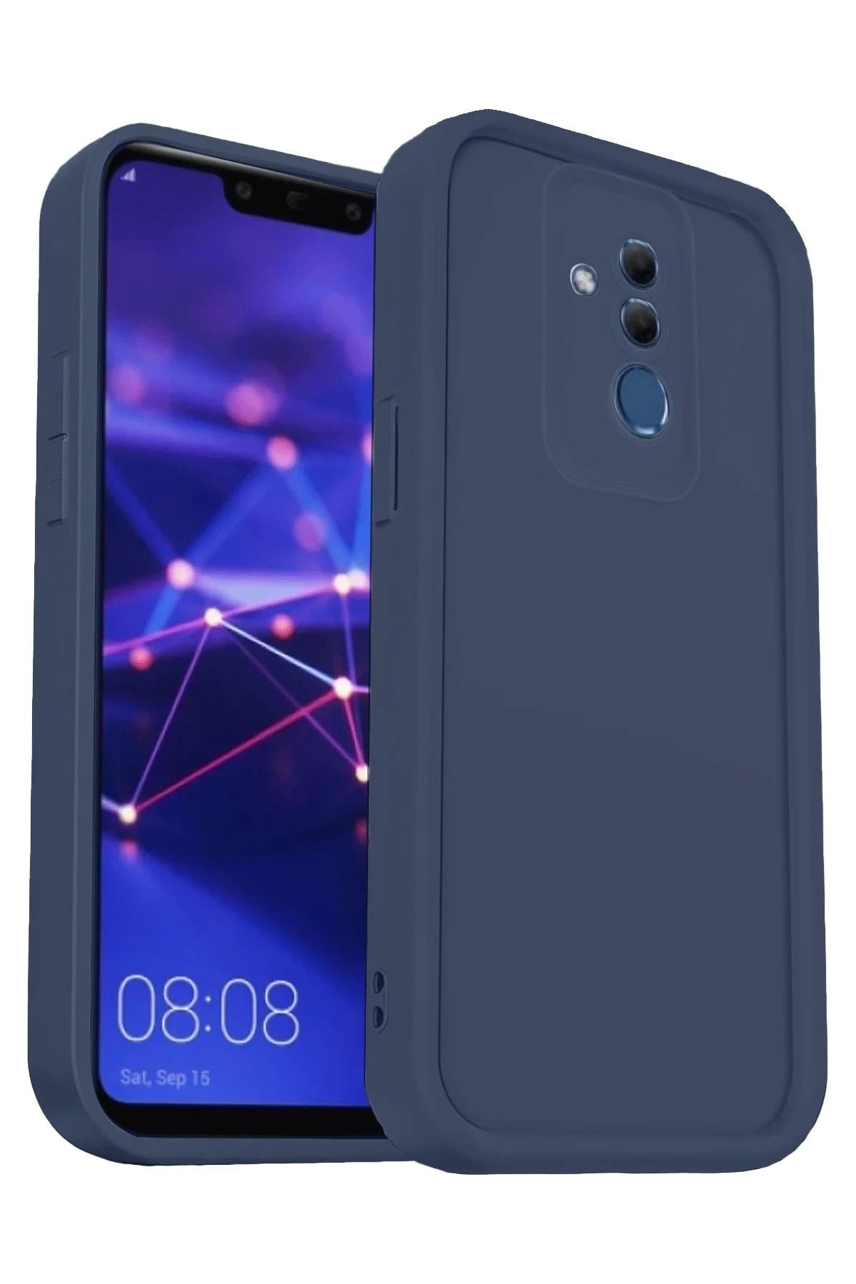 Mey İthalat®  Huawei Mate 20 Lite Kılıf Viera Silikon - Lacivert