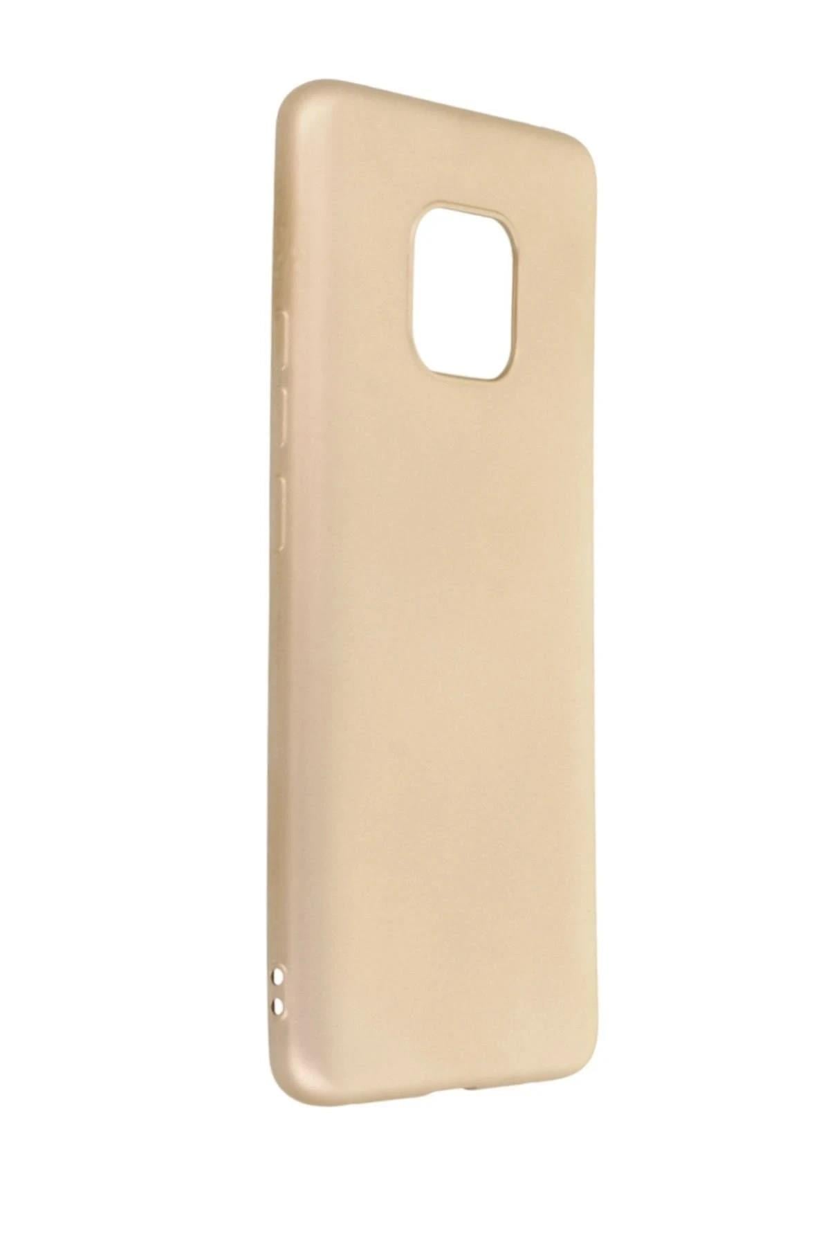 Mey İthalat®  Huawei Mate 20 Pro Kılıf First Silikon - Gold
