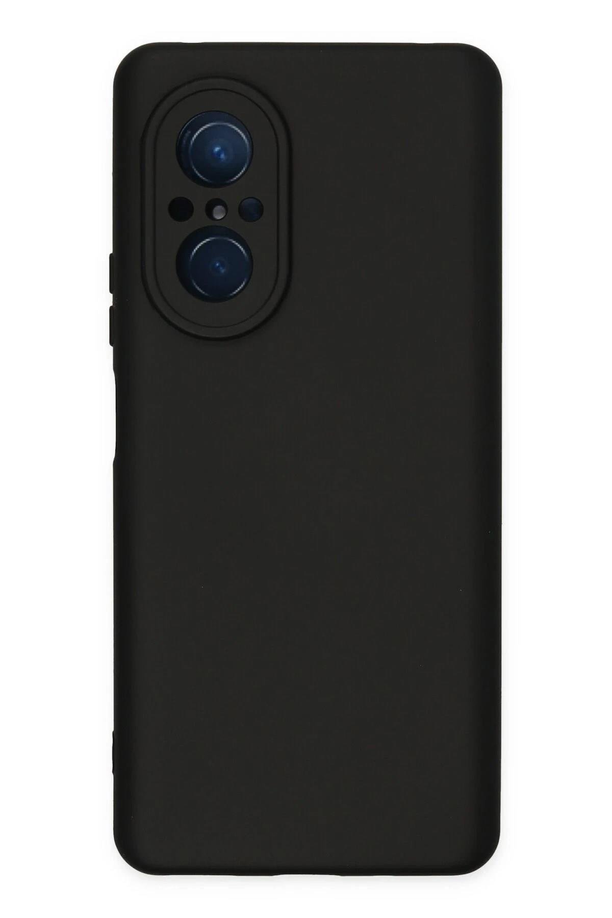 Mey İthalat®  Huawei Nova 9 SE Kılıf Nano içi Kadife Silikon - Siyah