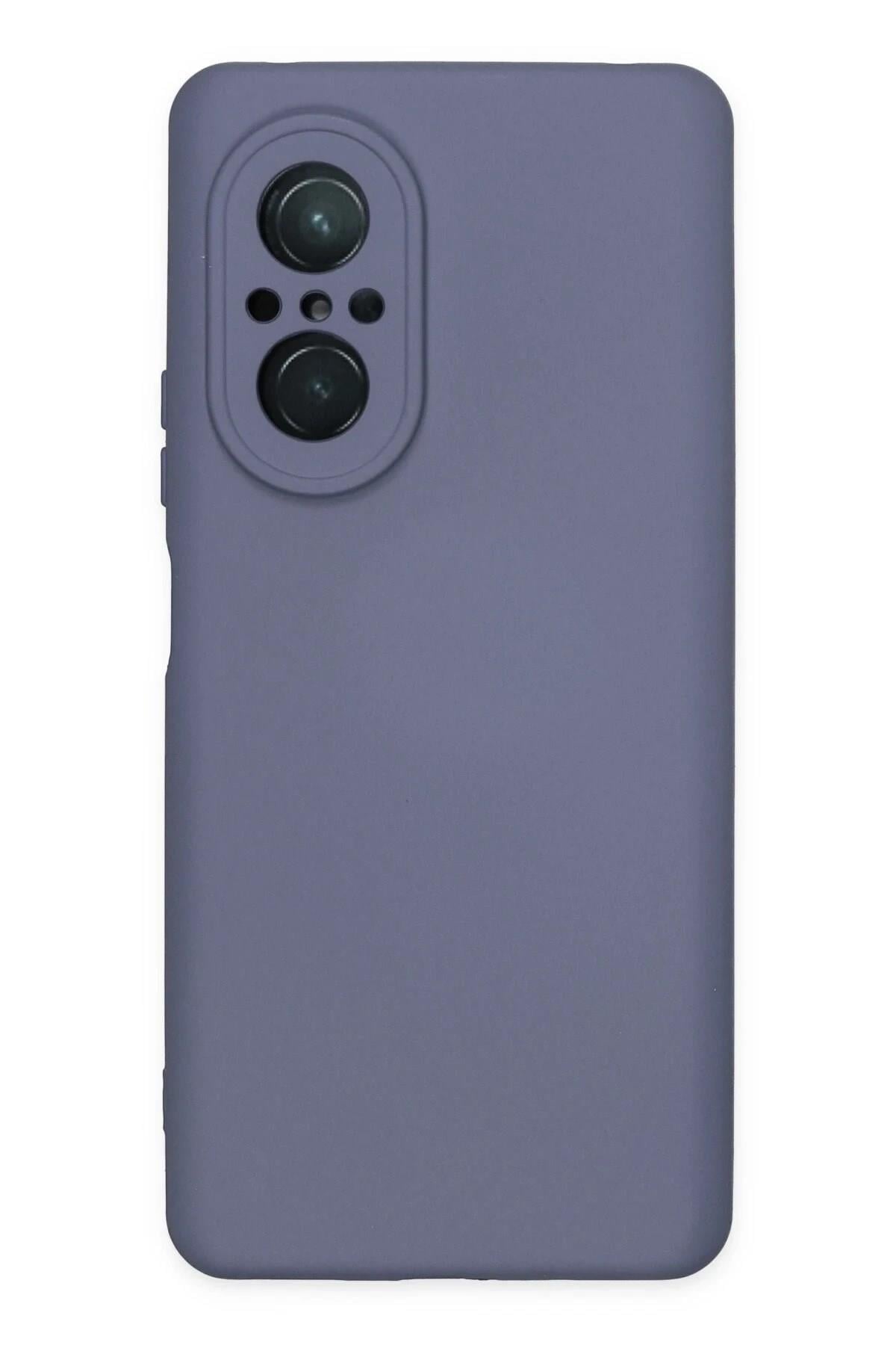 Mey İthalat®  Huawei Nova 9 SE Kılıf Nano içi Kadife Silikon - Gri