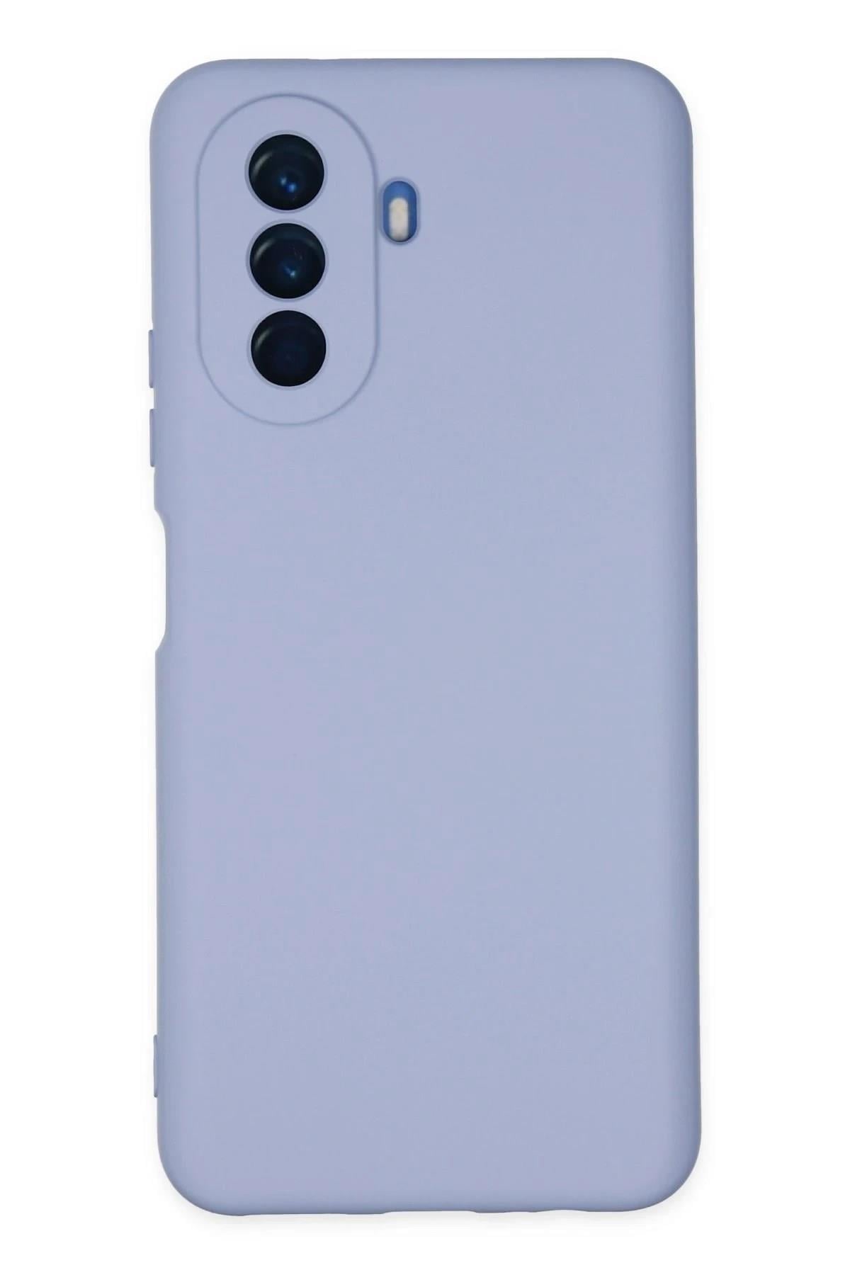 Mey İthalat®  Huawei Nova Y70 Kılıf Nano içi Kadife Silikon - Lila