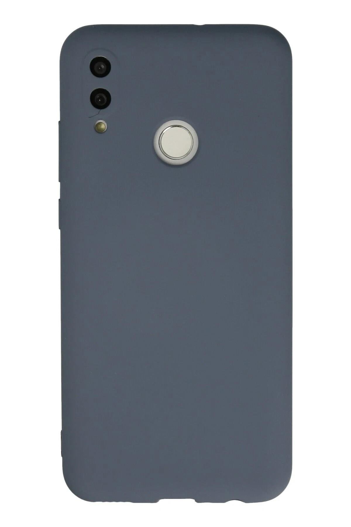 Mey İthalat®  Huawei P Smart 2019 Kılıf Nano içi Kadife Silikon - Gri