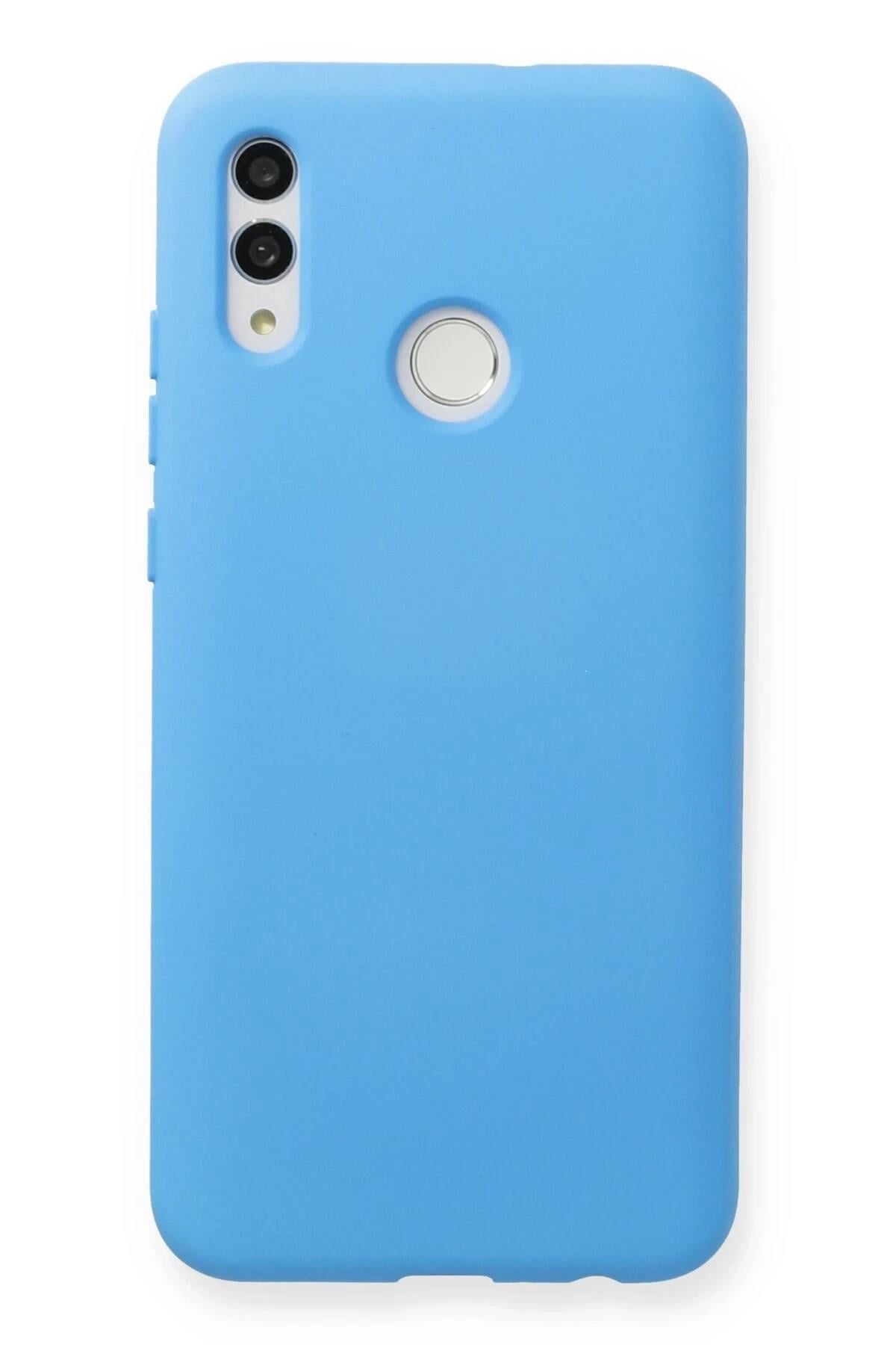 Mey İthalat®  Huawei P Smart 2019 Kılıf Nano içi Kadife Silikon - Mavi