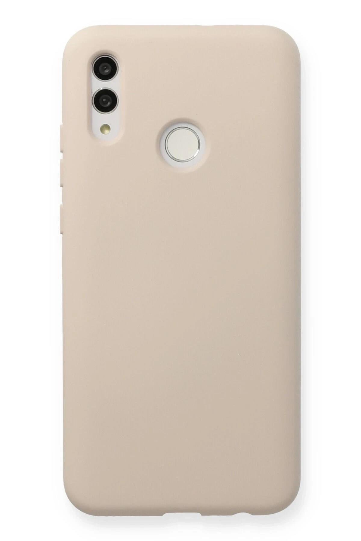 Mey İthalat®  Huawei P Smart 2019 Kılıf Nano içi Kadife Silikon - Pudra