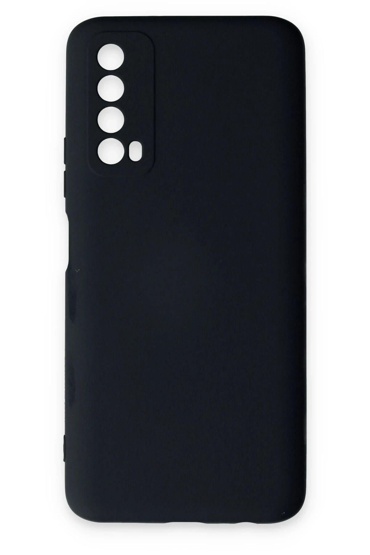 Mey İthalat®  Huawei P Smart 2021 Kılıf Nano içi Kadife Silikon - Lacivert