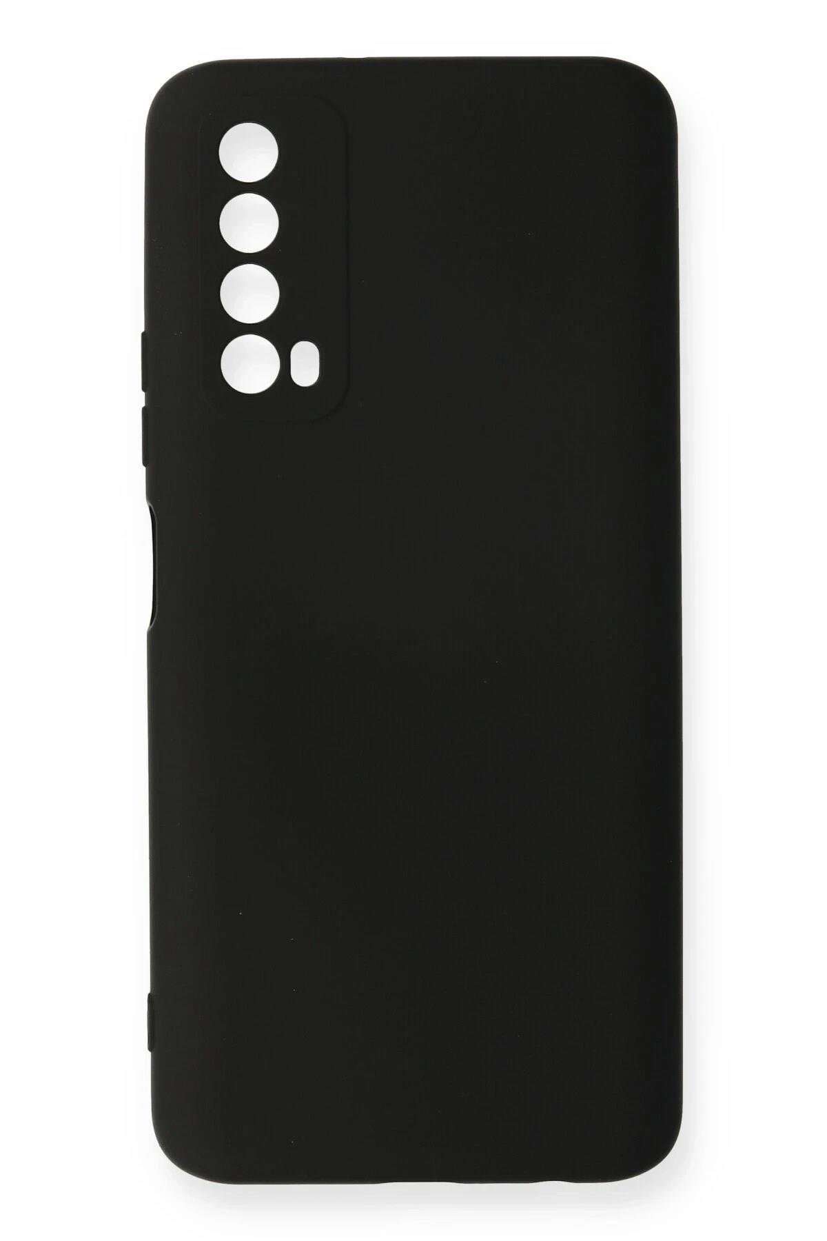Mey İthalat®  Huawei P Smart 2021 Kılıf Nano içi Kadife Silikon - Siyah