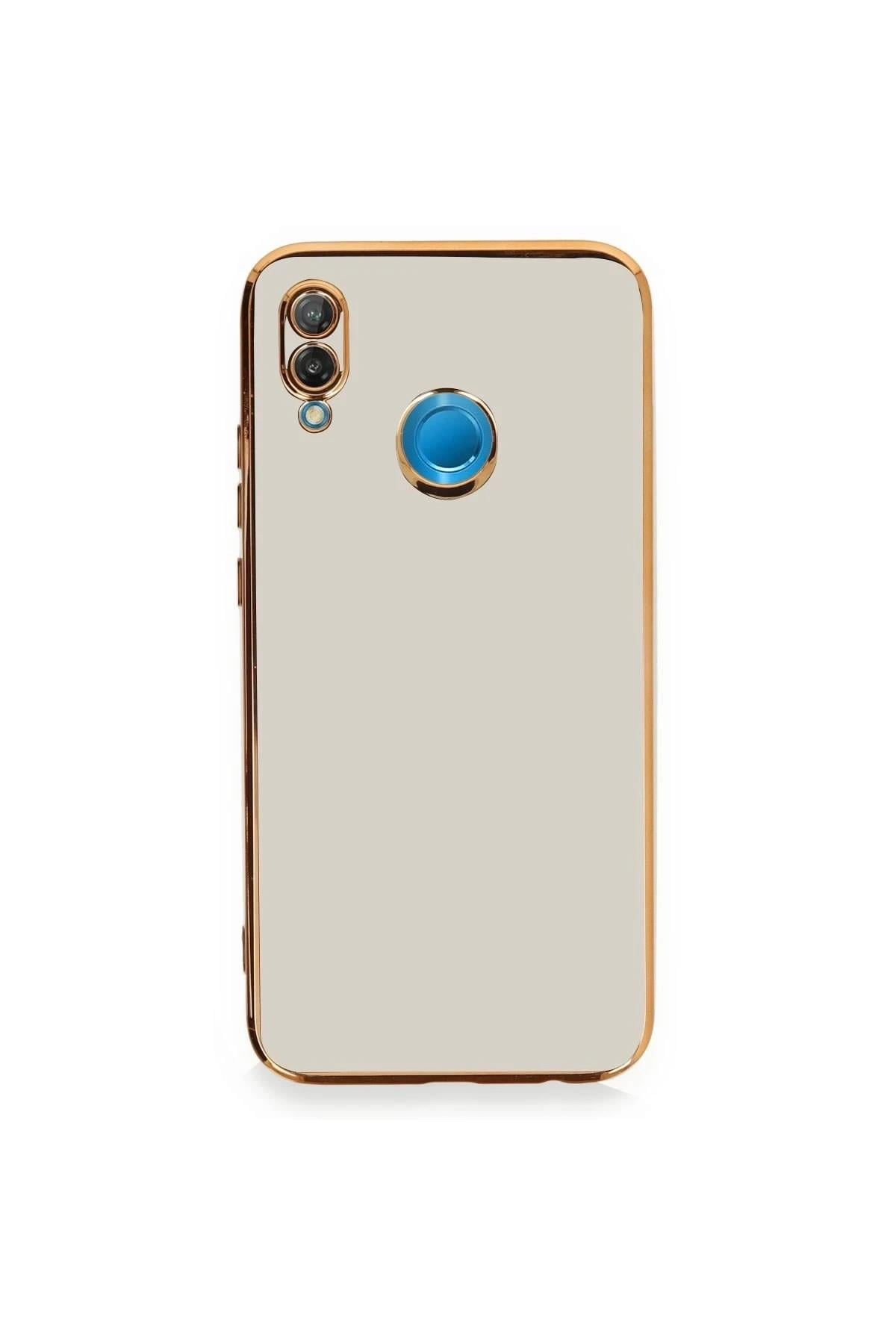 Mey İthalat®  Huawei P20 Lite Kılıf Volet Silikon - Beyaz