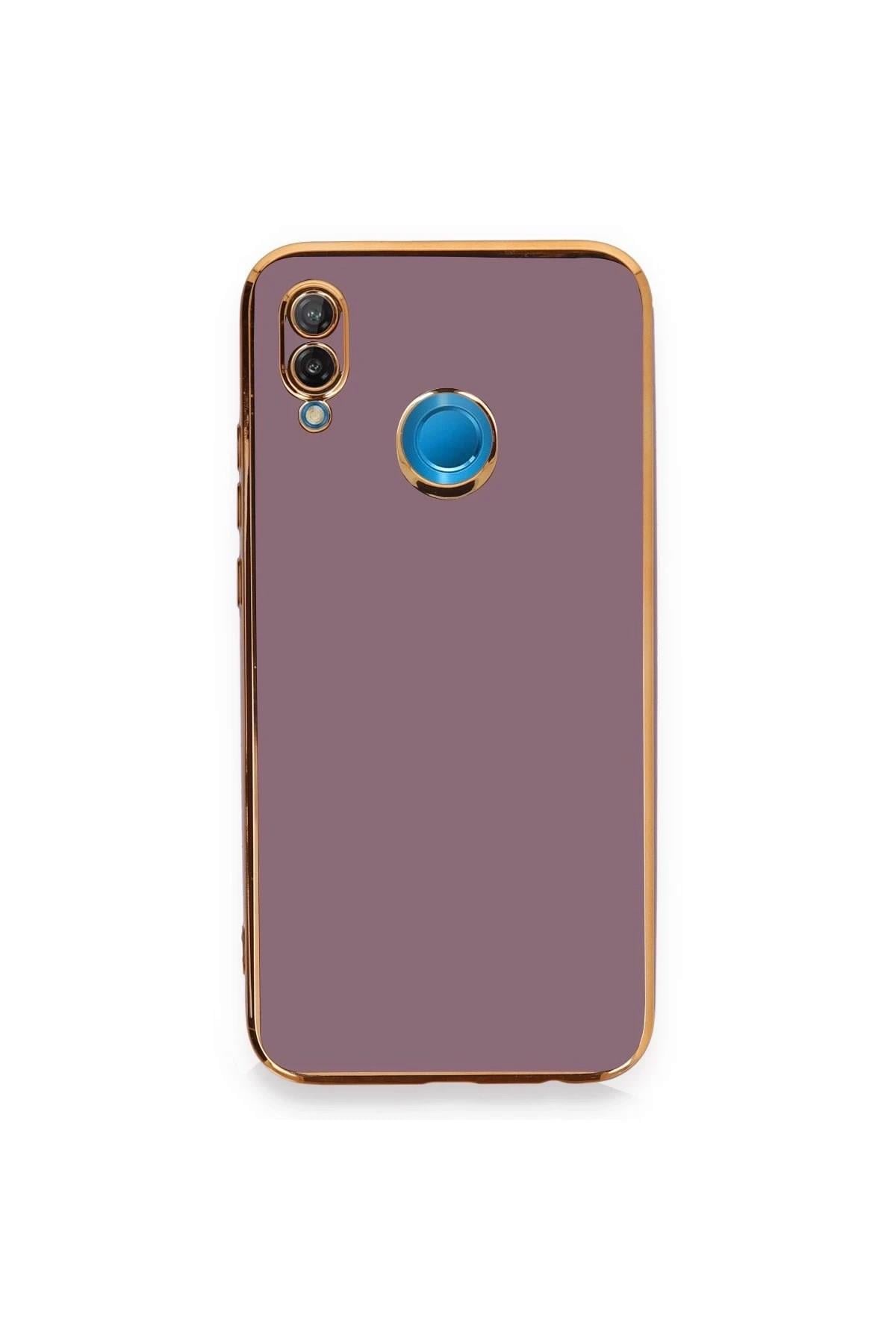 Mey İthalat®  Huawei P20 Lite Kılıf Volet Silikon - Mor