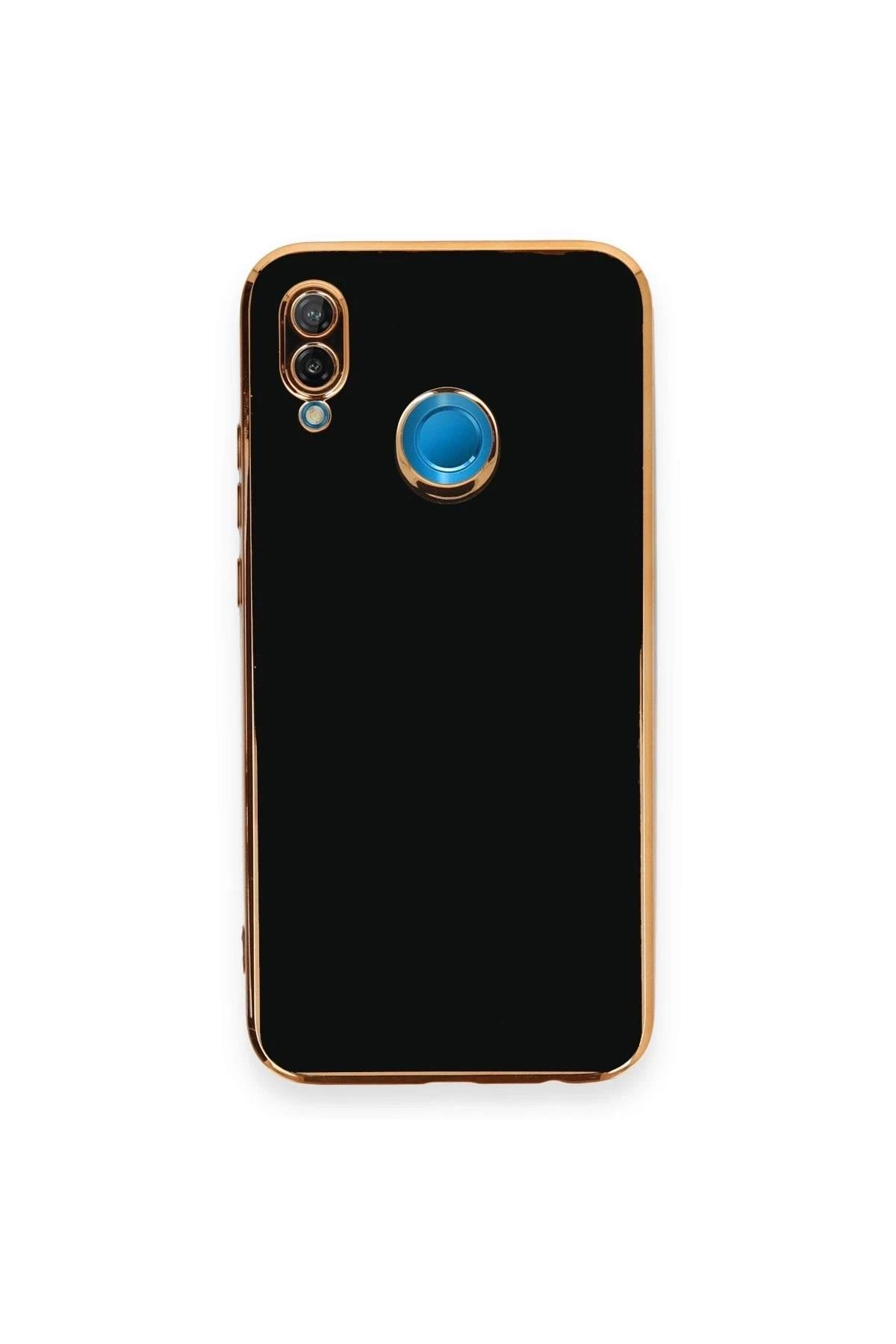 Mey İthalat®  Huawei P20 Lite Kılıf Volet Silikon - Siyah