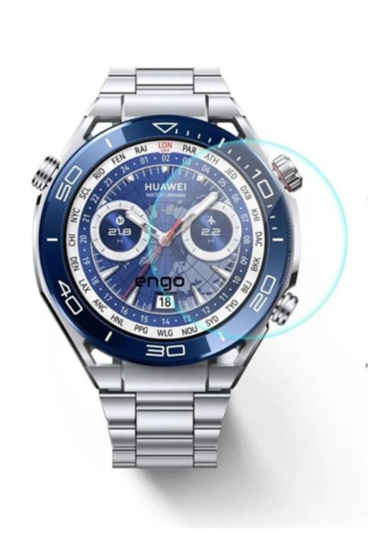 Mey İthalat®  Huawei Watch Ultimate Polymer Nano Ekran Koruyucu - Şeffaf